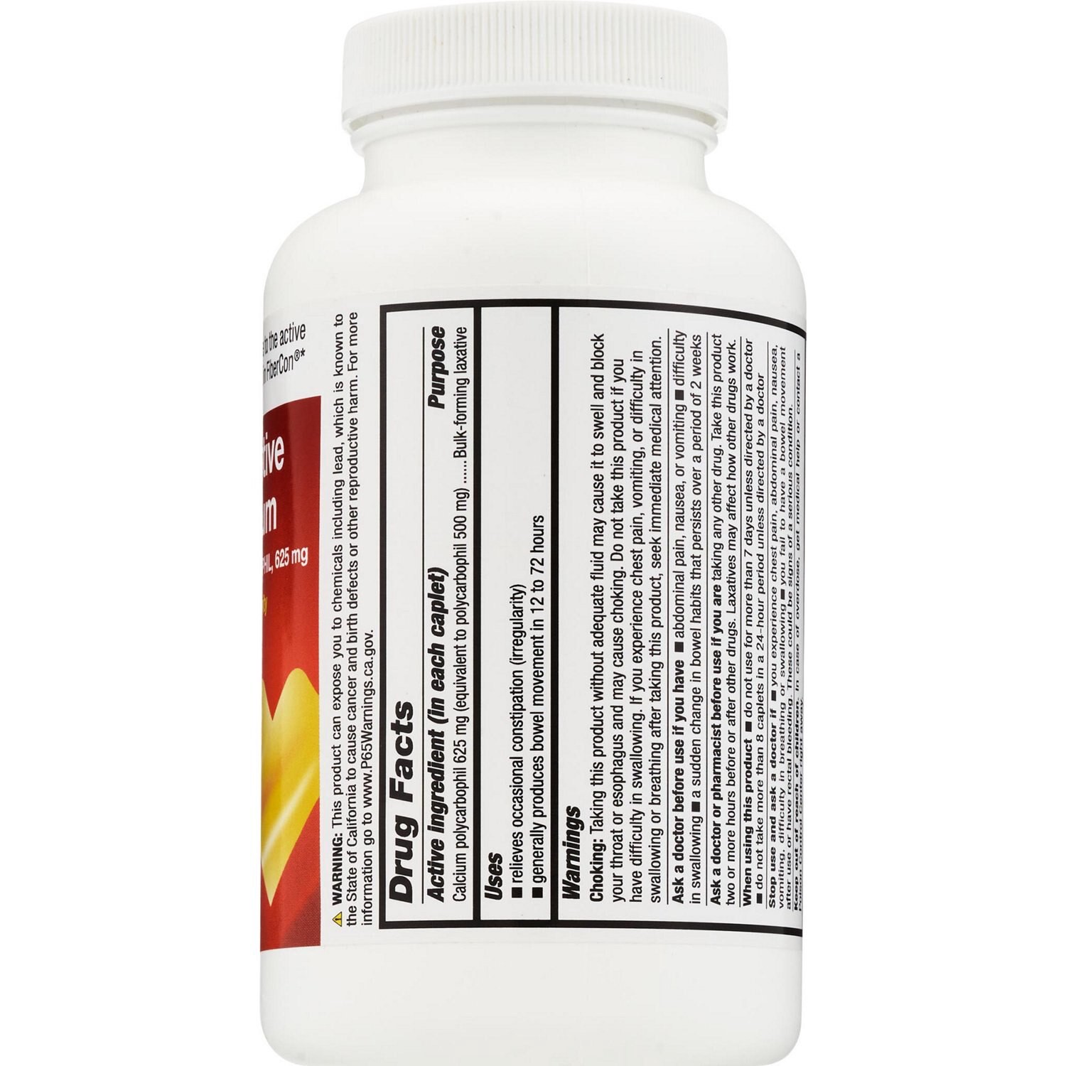 slide 3 of 4, CVS Health Fiber Laxative + Calcium, 250 Ct, 1 ct