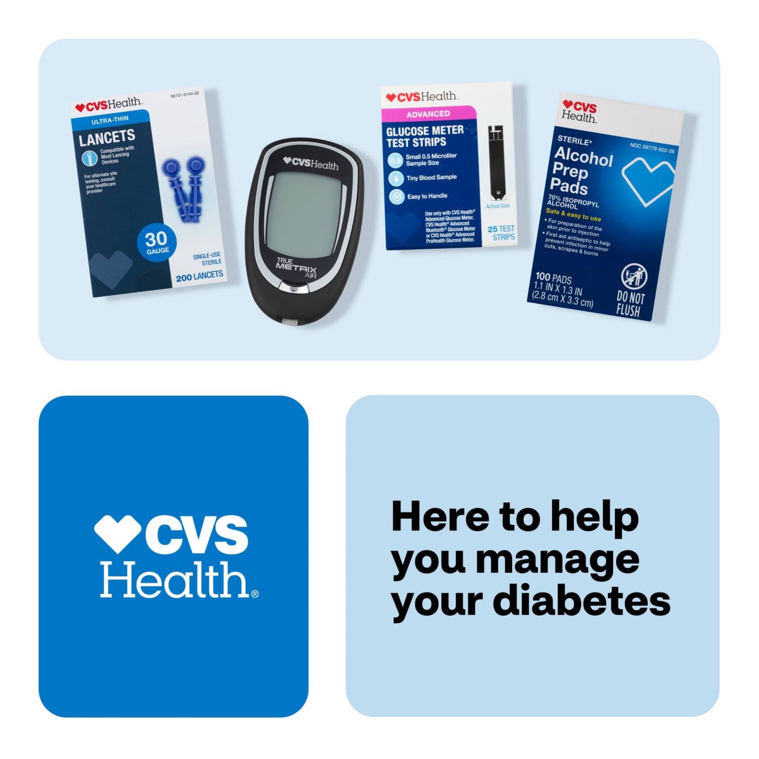 slide 2 of 9, CVS Health Diabetic Carry Case, 1 ct