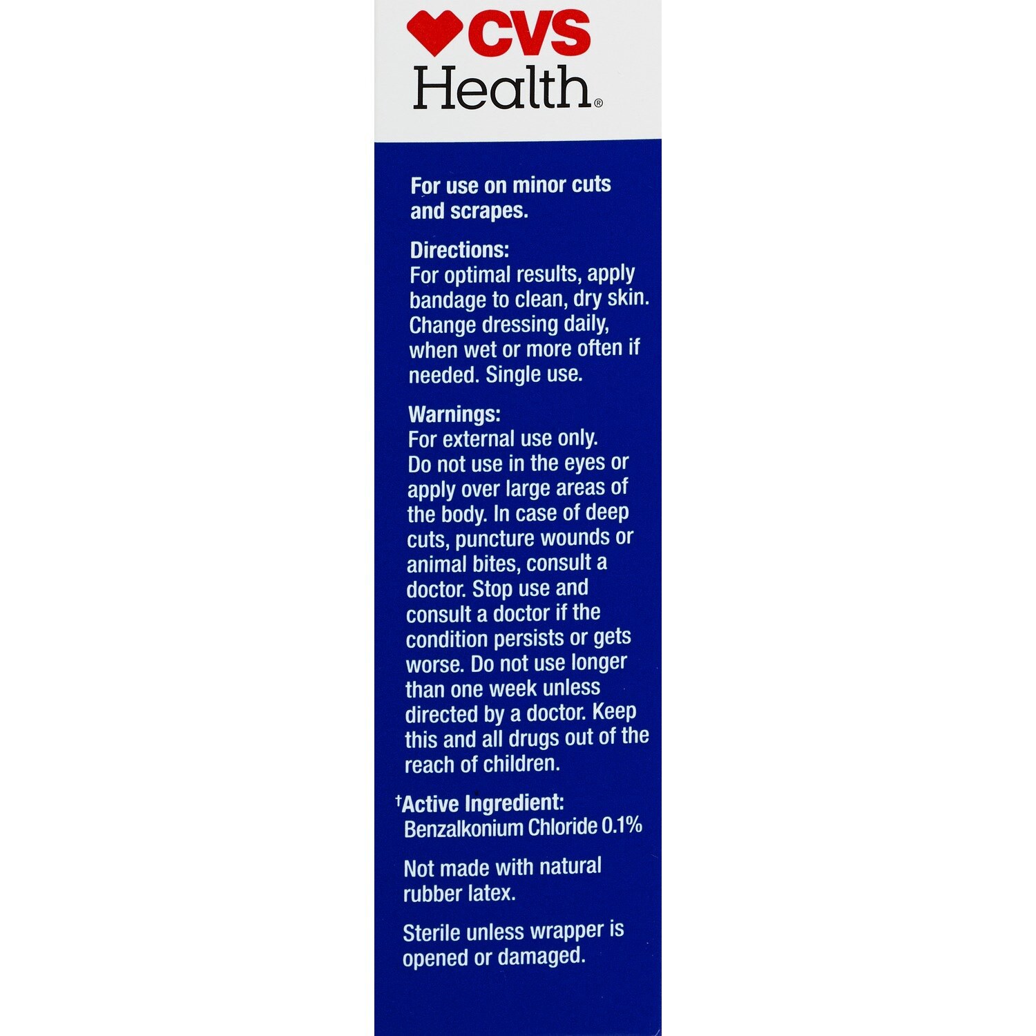slide 9 of 9, Cvs Health Flexible Fabric Anti-Bacterial Bandages, One Size, 30 Ct, 1 ct