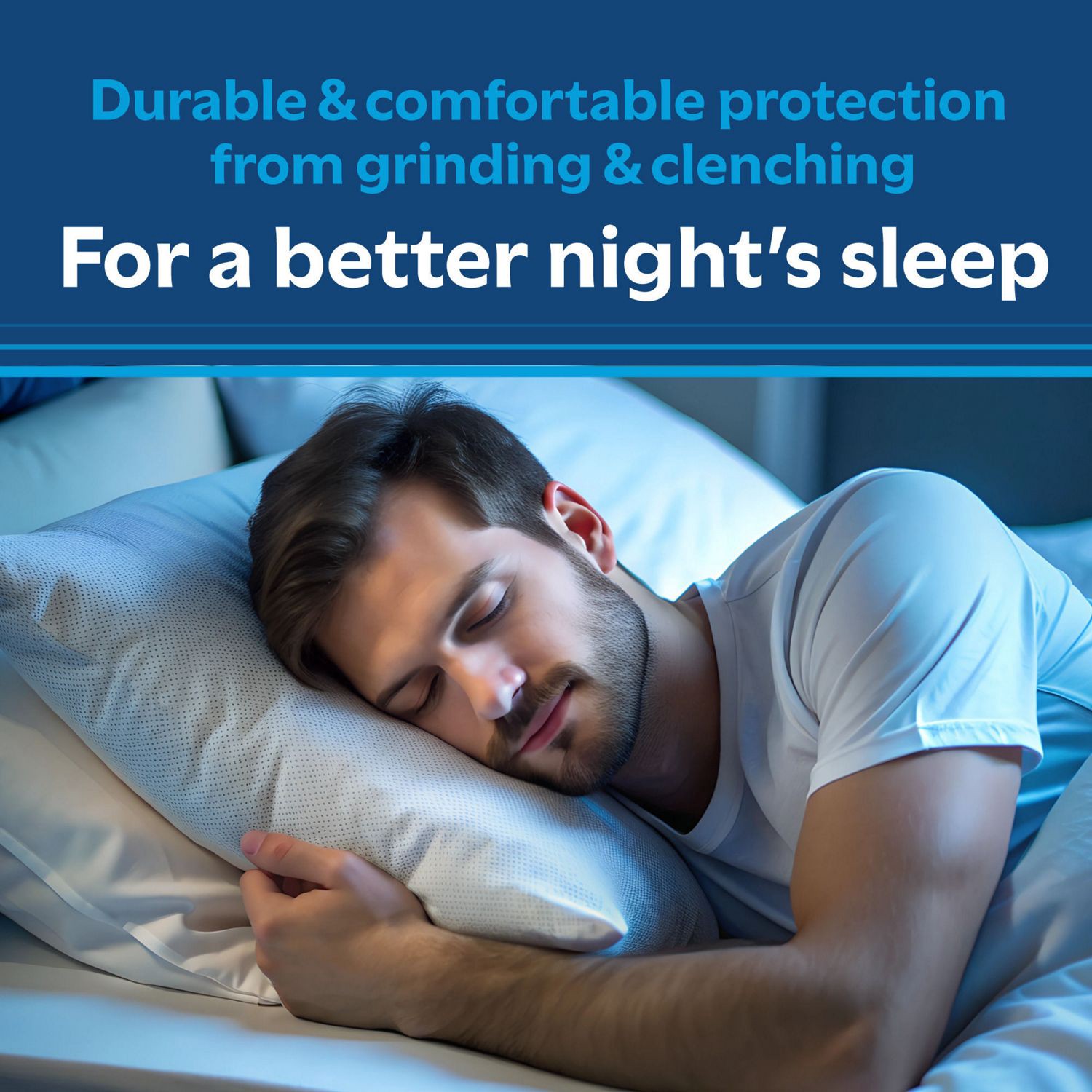 slide 7 of 7, CVS Health Comfort Dental Guards For Nighttime Teeth Grinding (Bruxism), 2 Guards + Case, 1 ct