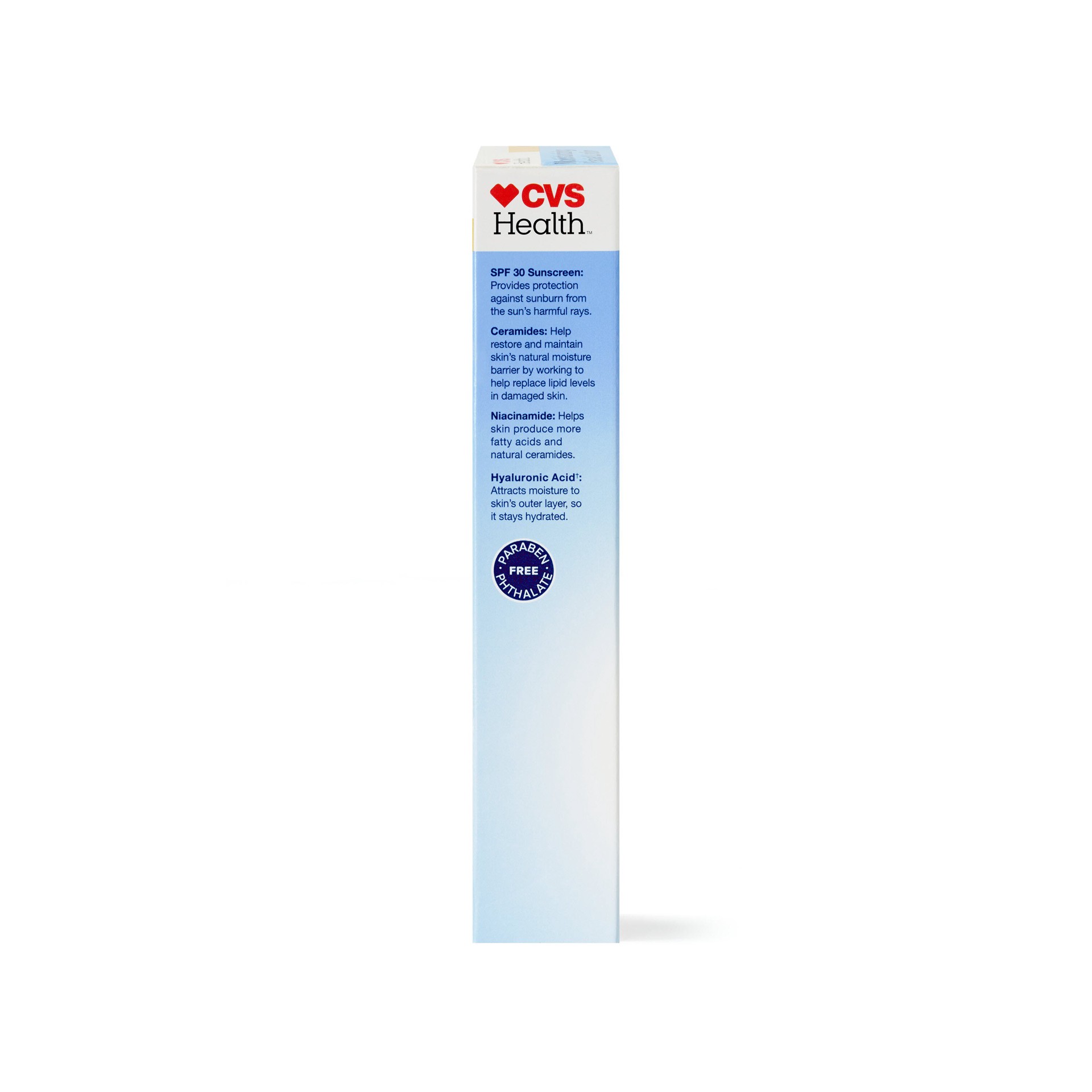 slide 6 of 8, CVS Health Cvs Am Moisturizing Facial Lotion For Normal To Dry Skin Spf 30, 3 Oz, 1 ct