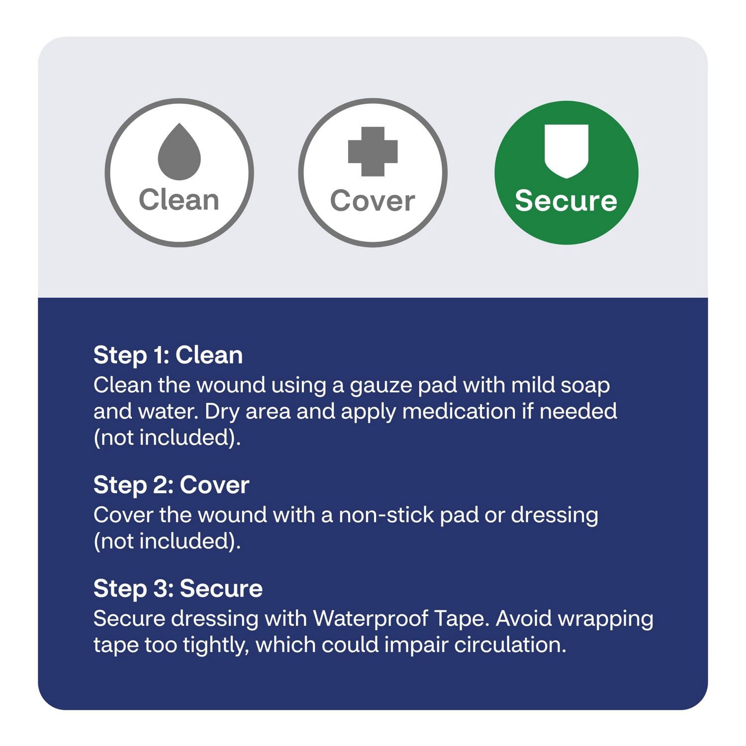 slide 4 of 8, Cvs Health Easy Tear Waterproof Adhesive Tape, 1 In X 5 Yd, 1 ct