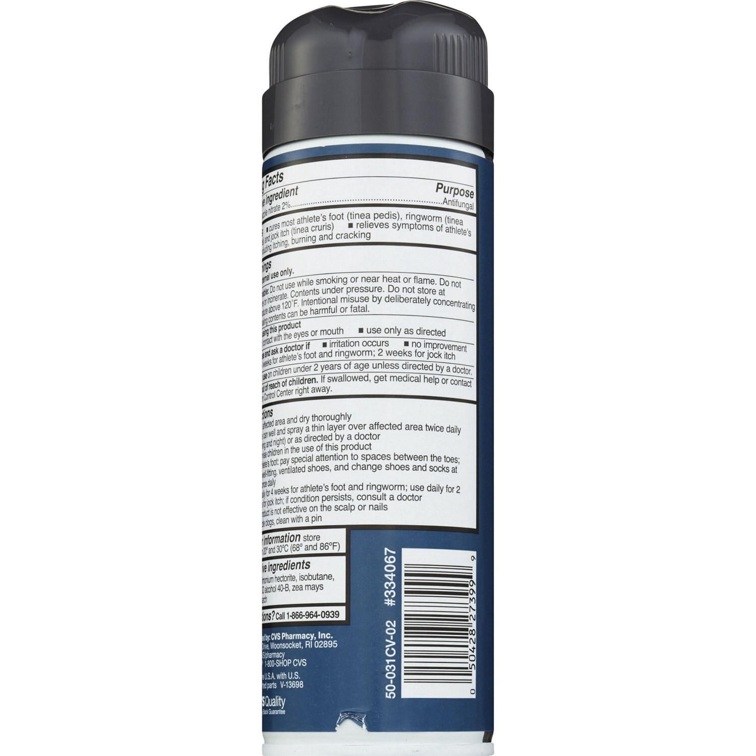 slide 4 of 5, CVS Health Athlete's Foot Powder Spray, 1 ct