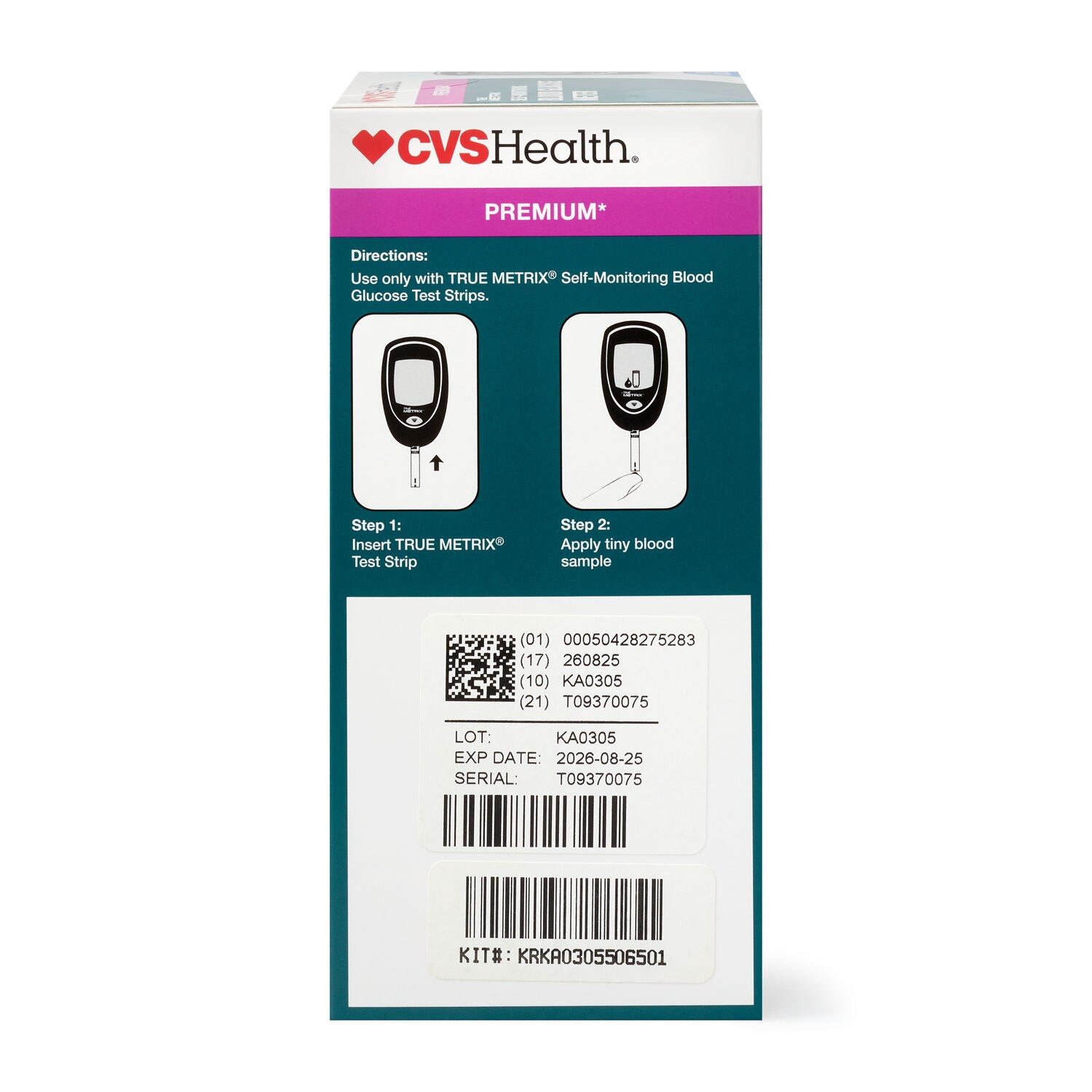 slide 9 of 10, CVS Health True Metrix Self-Monitoring Blood Glucose Meter, 1 ct