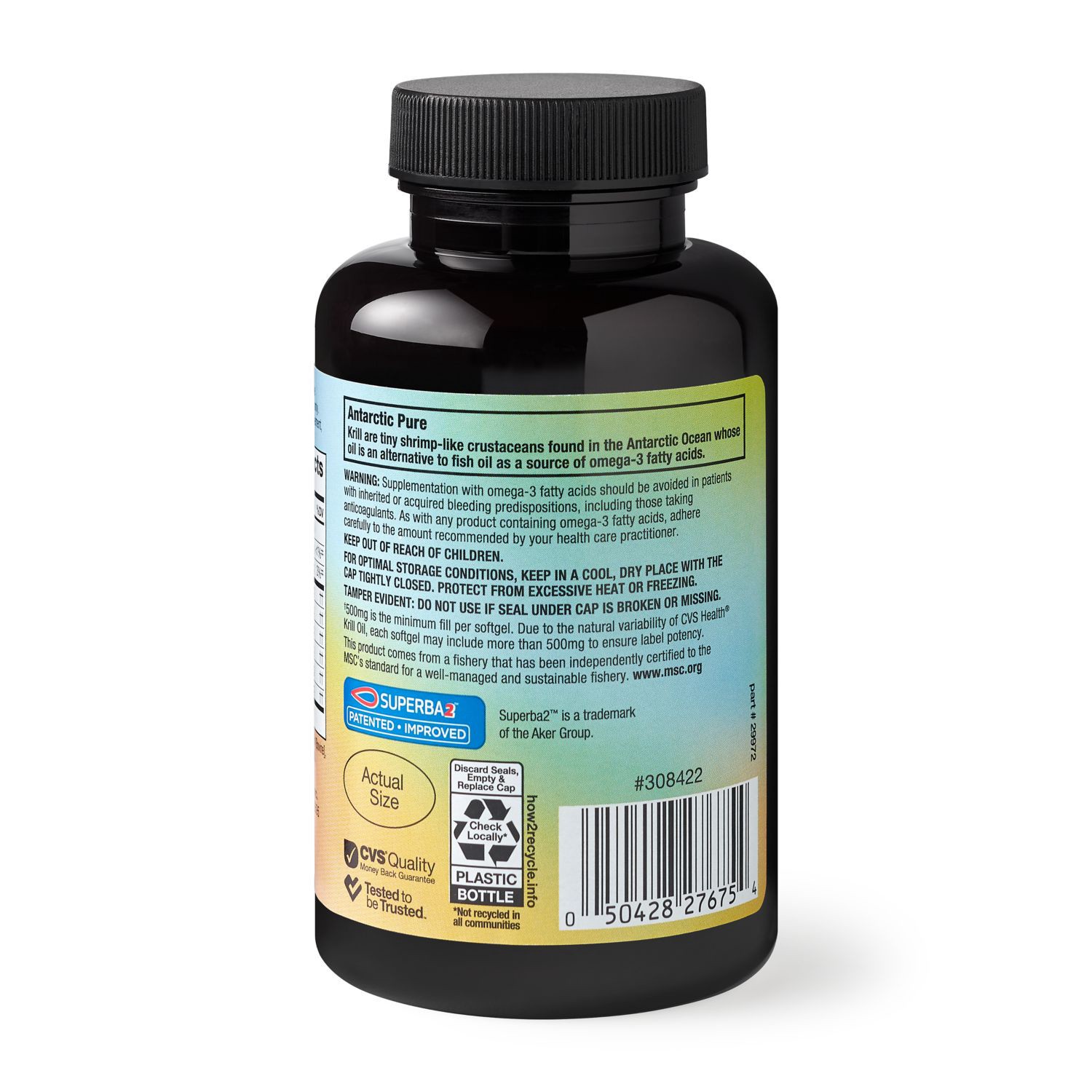 slide 2 of 8, CVS Health Pure Omega-3 Krill Oil, 120 Ct, 1 ct