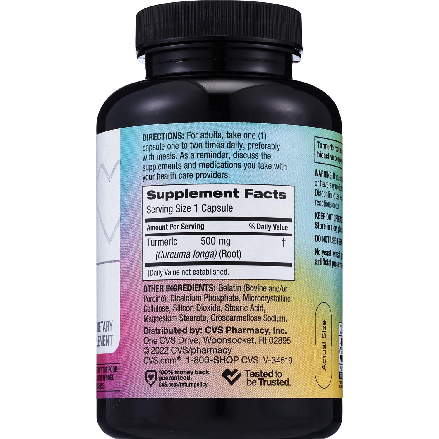 slide 3 of 4, CVS Health Turmeric Capsules, 150 Ct, 1 ct