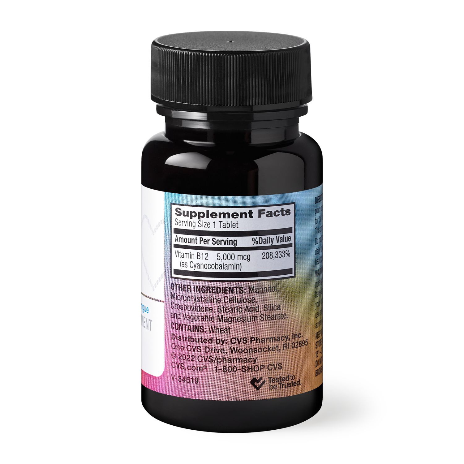 slide 5 of 6, CVS Health Vitamin B12 Microtablets, 100 Ct, 1 ct