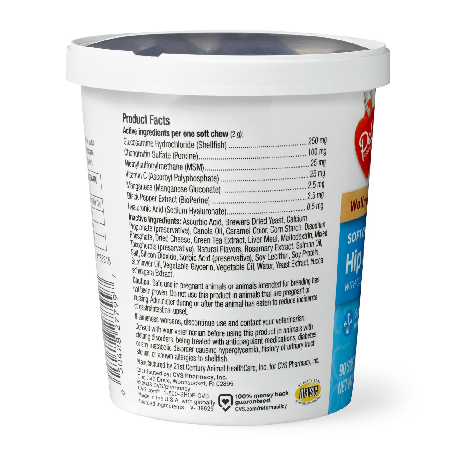 slide 4 of 4, 21st Century Petnc Hip & Joint Soft Chews, 90 Ct, 1 ct