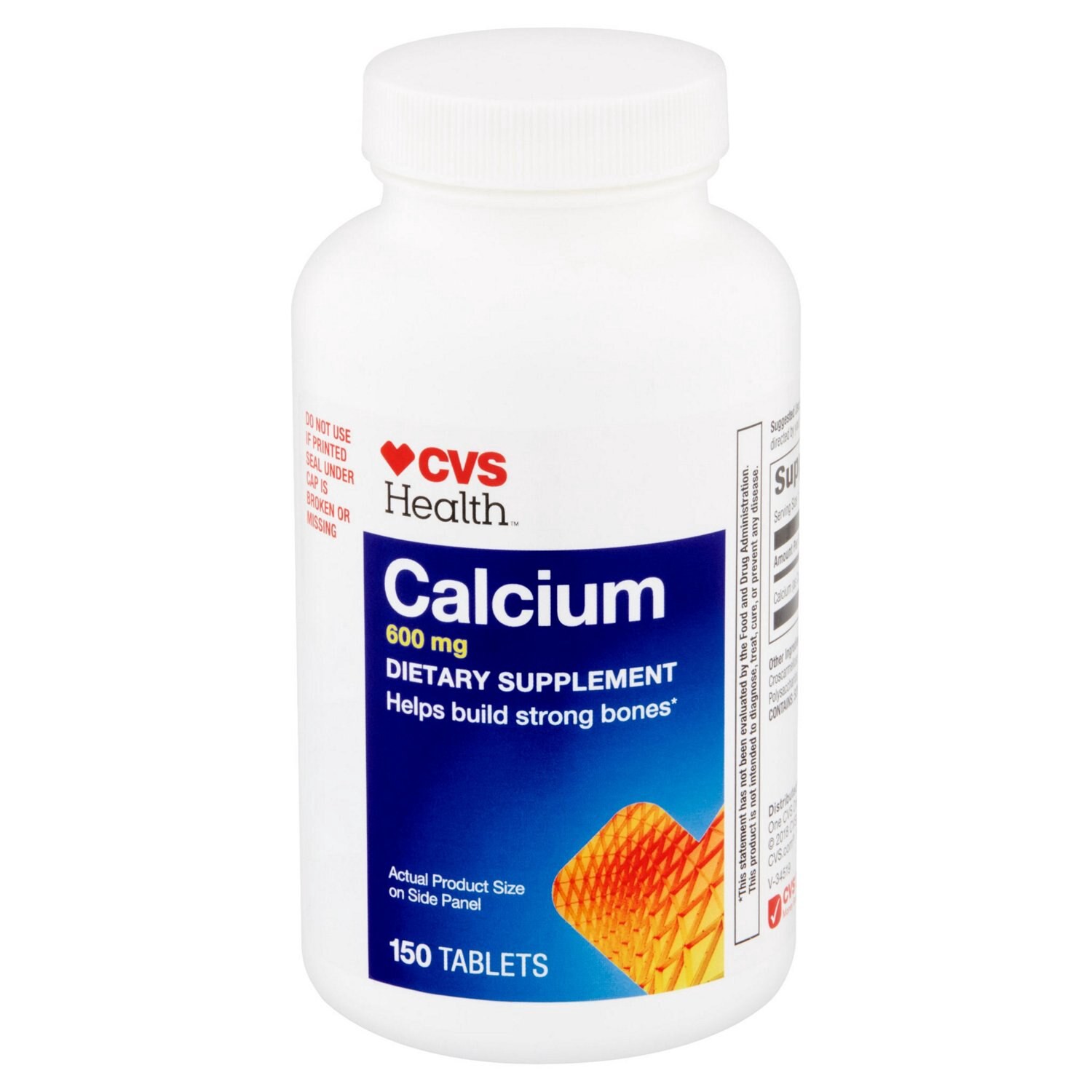 slide 3 of 6, CVS Health Calcium Tablets, 150 Ct, 1 ct