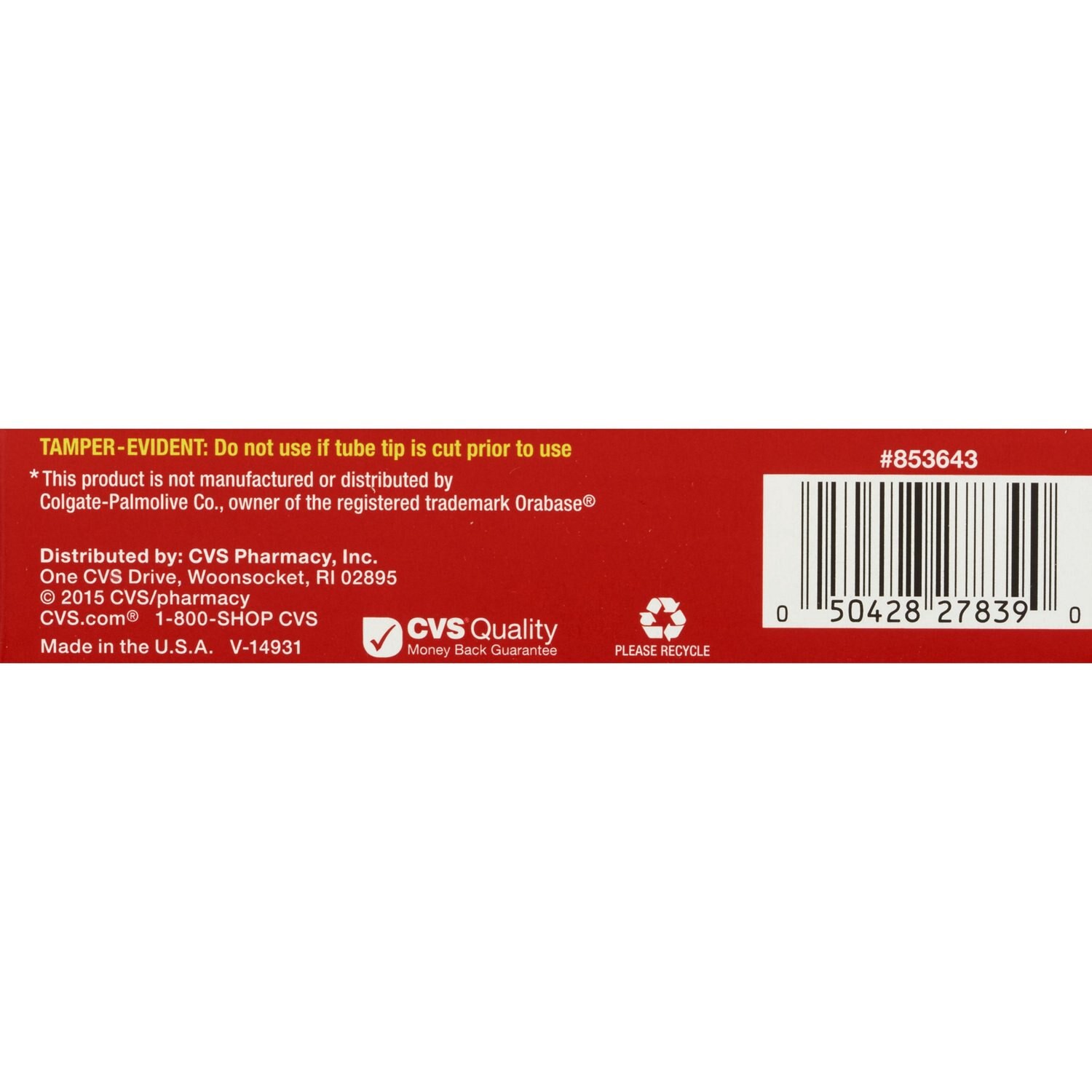 slide 5 of 5, CVS Health Maximum Strength Oral Pain Reliever, 0.42 Oz, 1 ct