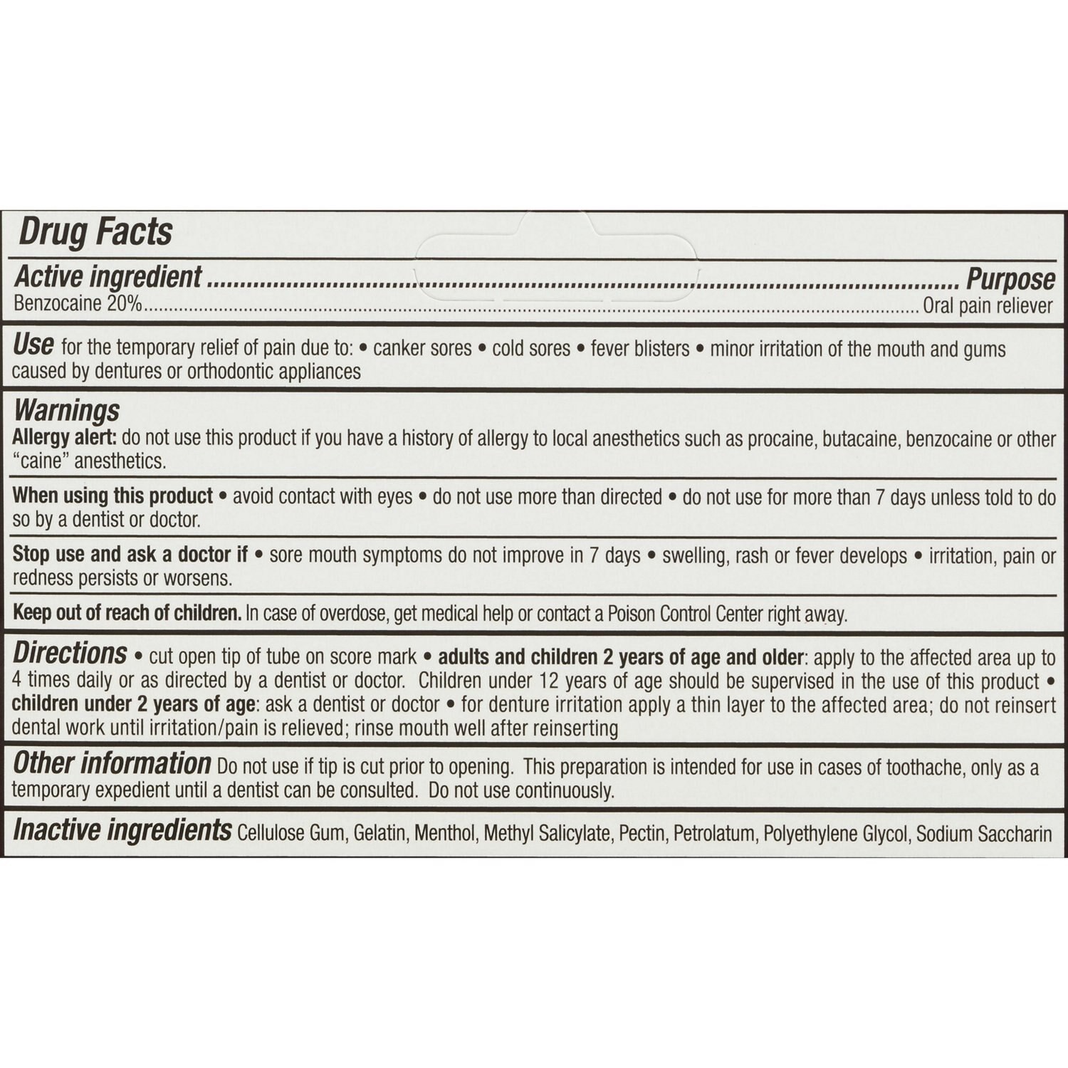 slide 3 of 5, CVS Health Maximum Strength Oral Pain Reliever, 0.42 Oz, 1 ct