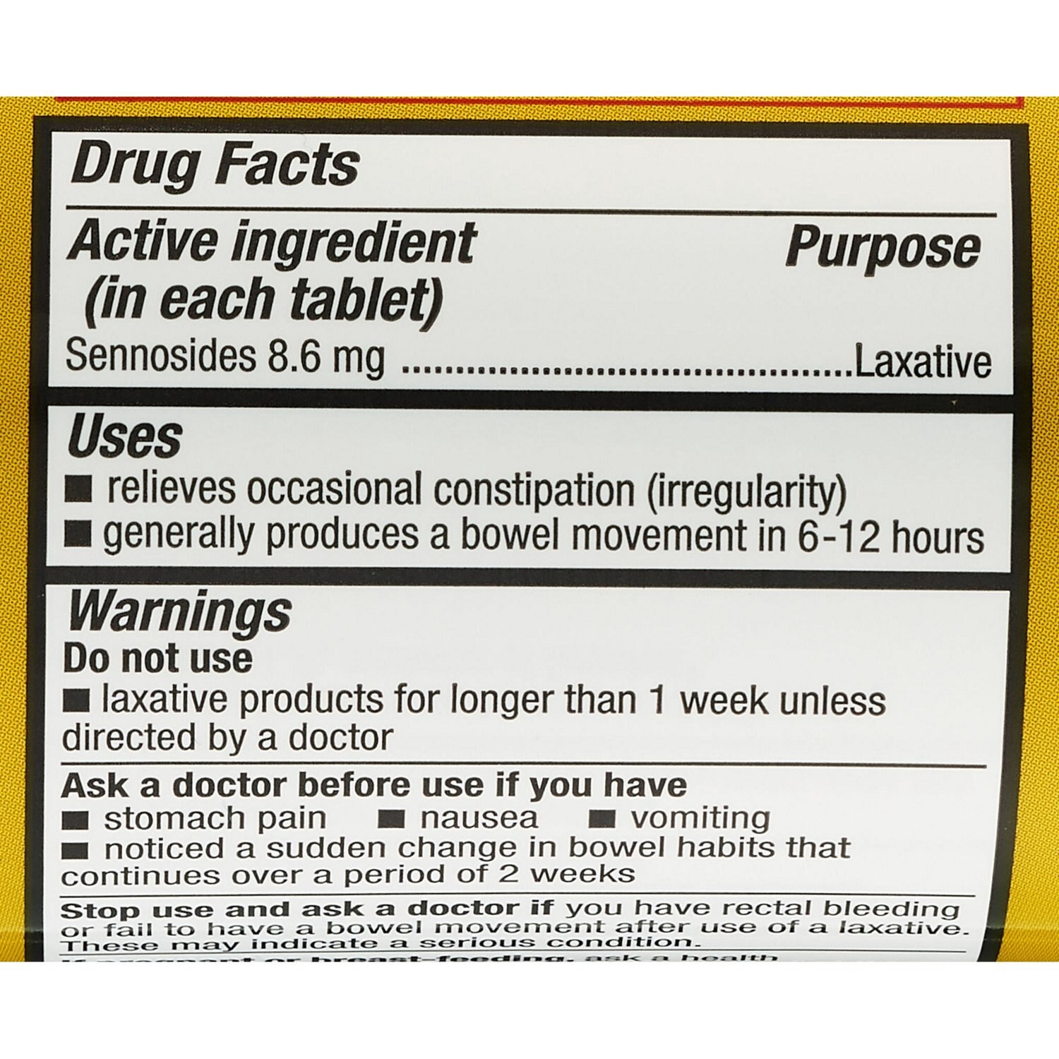 slide 4 of 6, CVS Health Senna Laxative Tablets, 250 Ct, 1 ct