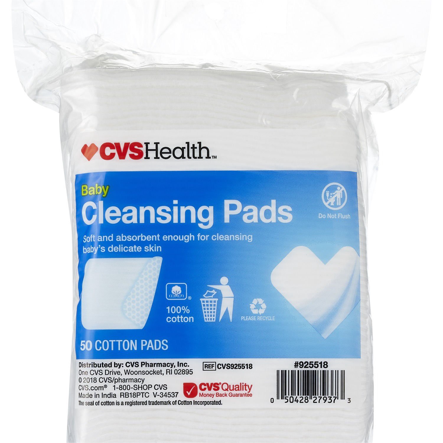 slide 3 of 3, CVS Health Baby Cleansing Pads, 50 Ct, 50 ct