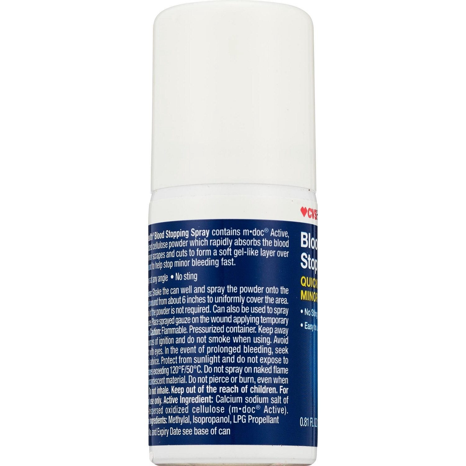 slide 4 of 4, CVS Health Blood Stopping Spray, 1.69 Oz, 1 ct