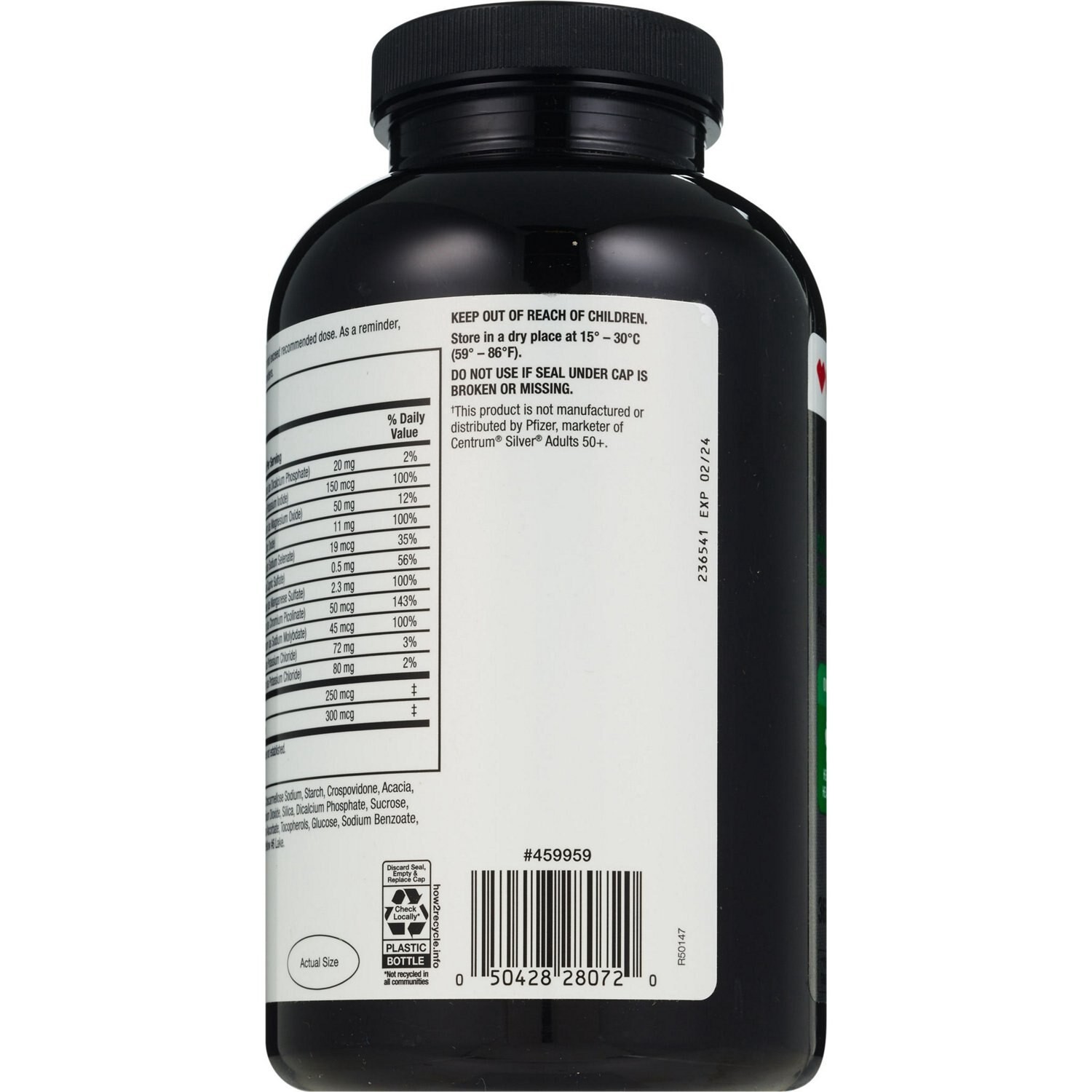 slide 6 of 6, CVS Health Adult 50+ Multivitamin Tablets, 365 Ct, 1 ct