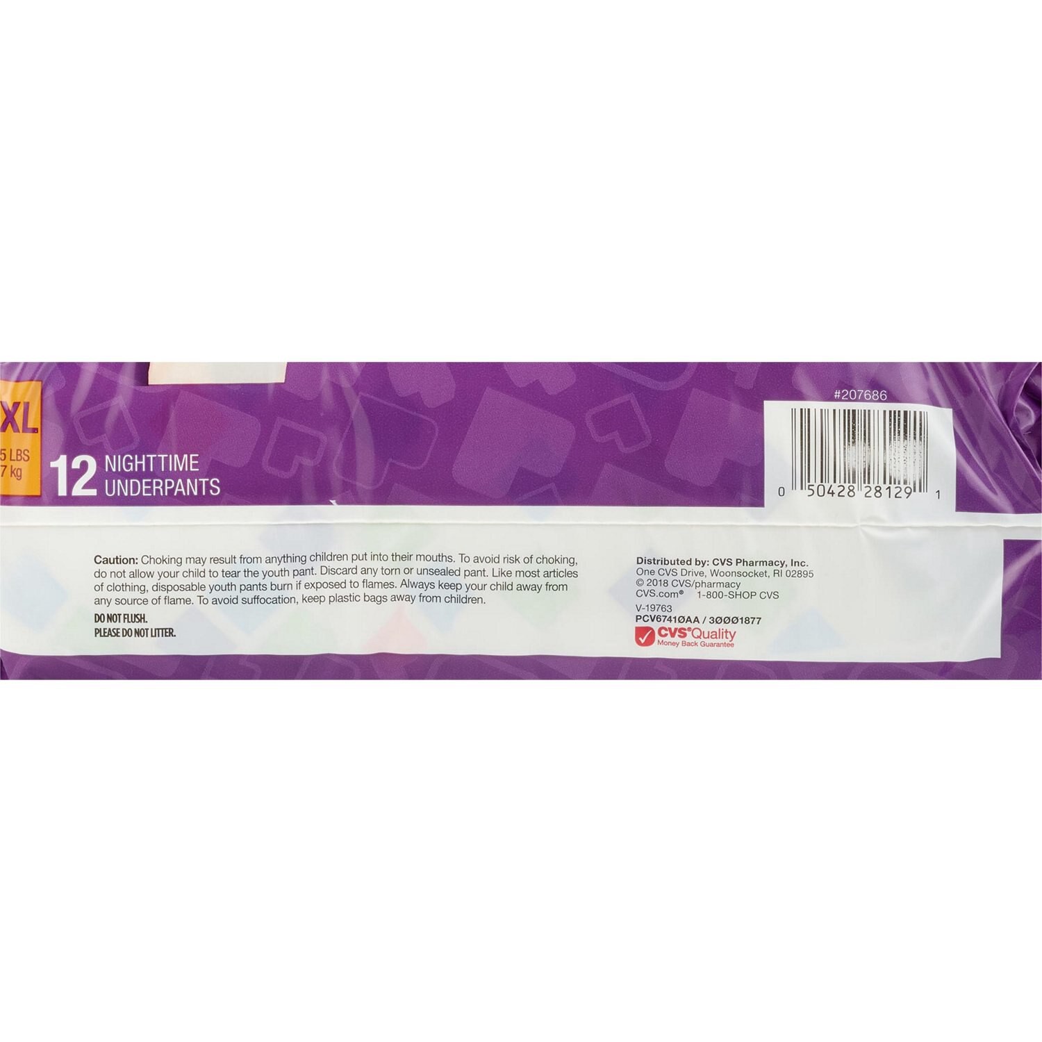 slide 4 of 4, CVS Health Nighttime Underpants, L/Xl, 12 Ct, 1 ct