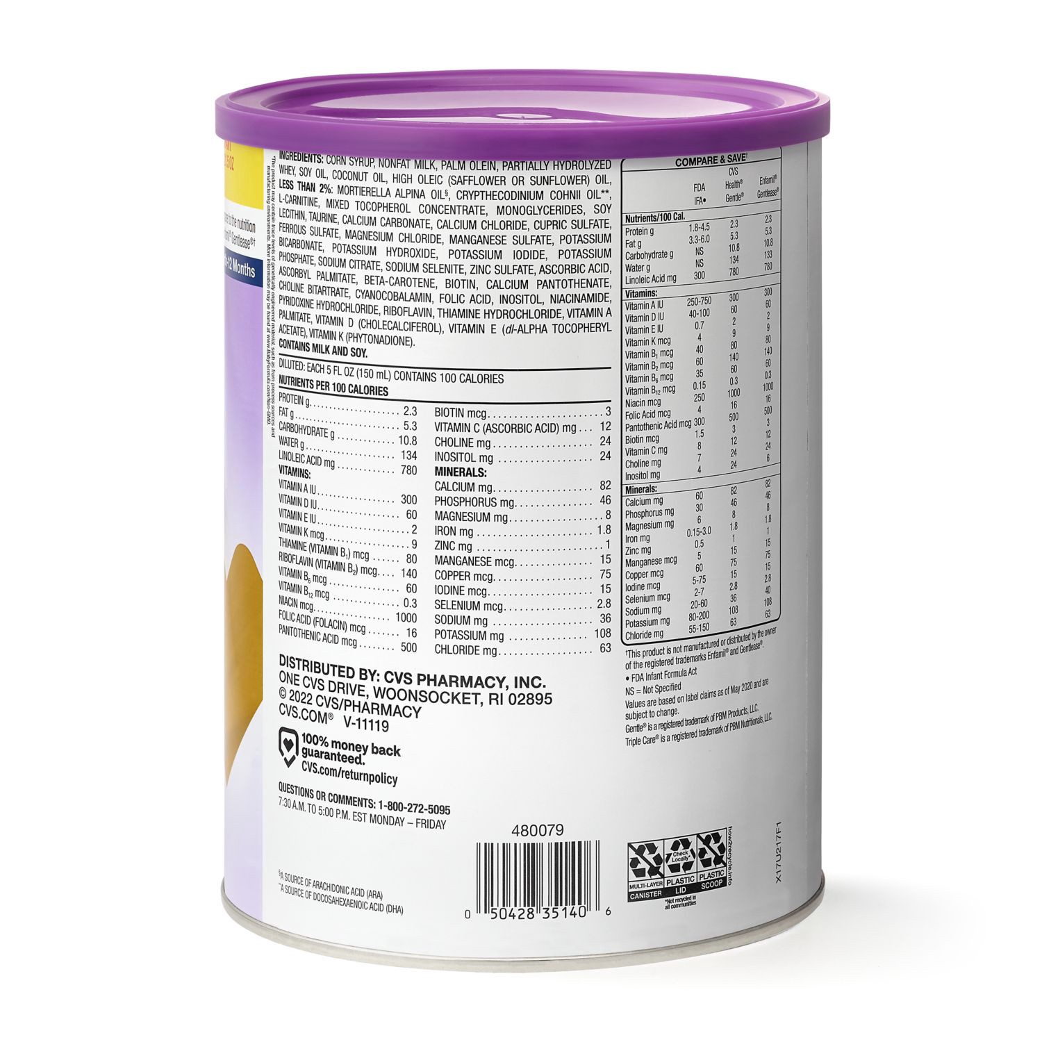 slide 2 of 4, CVS Health Gentle Infant Formula, 33.2 Oz, 33.2 oz