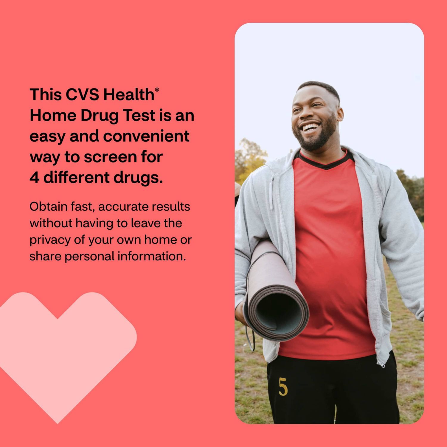 slide 6 of 12, CVS Health Home Drug Test Kit, 4 Drugs, 1 ct