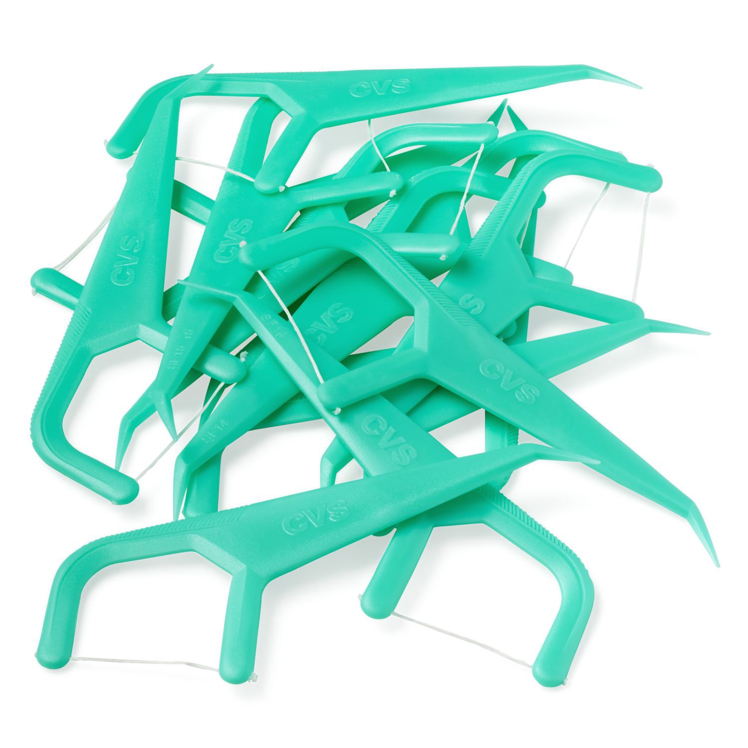 slide 2 of 4, CVS Health Advanced Floss Picks, Mint, 90 Ct, 1 ct