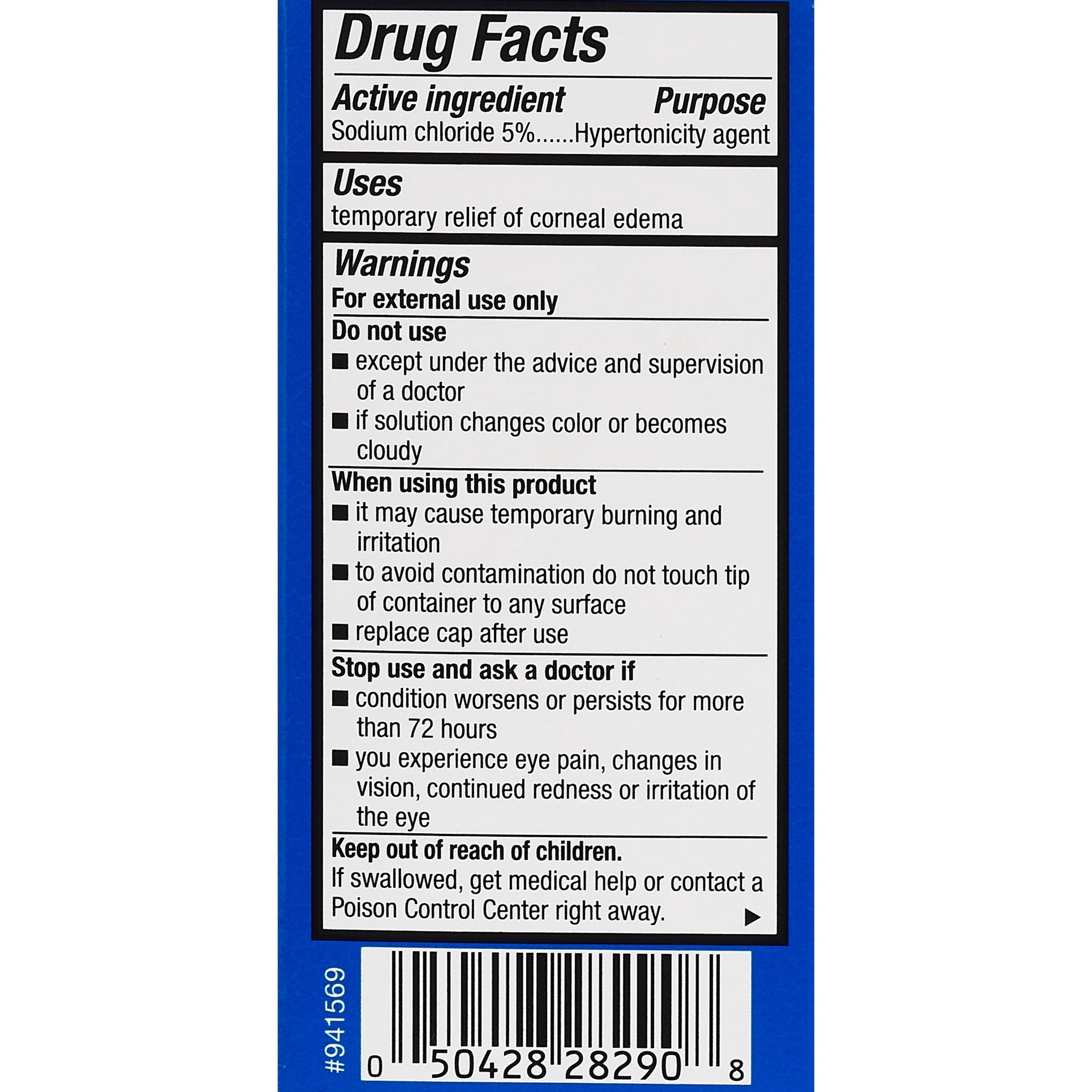 slide 3 of 7, CVS Health Hypertonicity Ophthalmic Solution Eye Drops, 0.5 Fl Oz, 1 ct