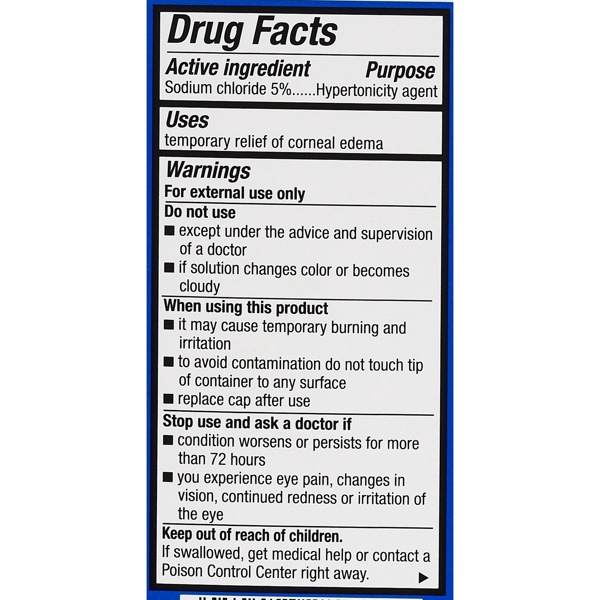 slide 4 of 7, CVS Health Hypertonicity Ophthalmic Solution Eye Drops, 0.5 Fl Oz, 1 ct