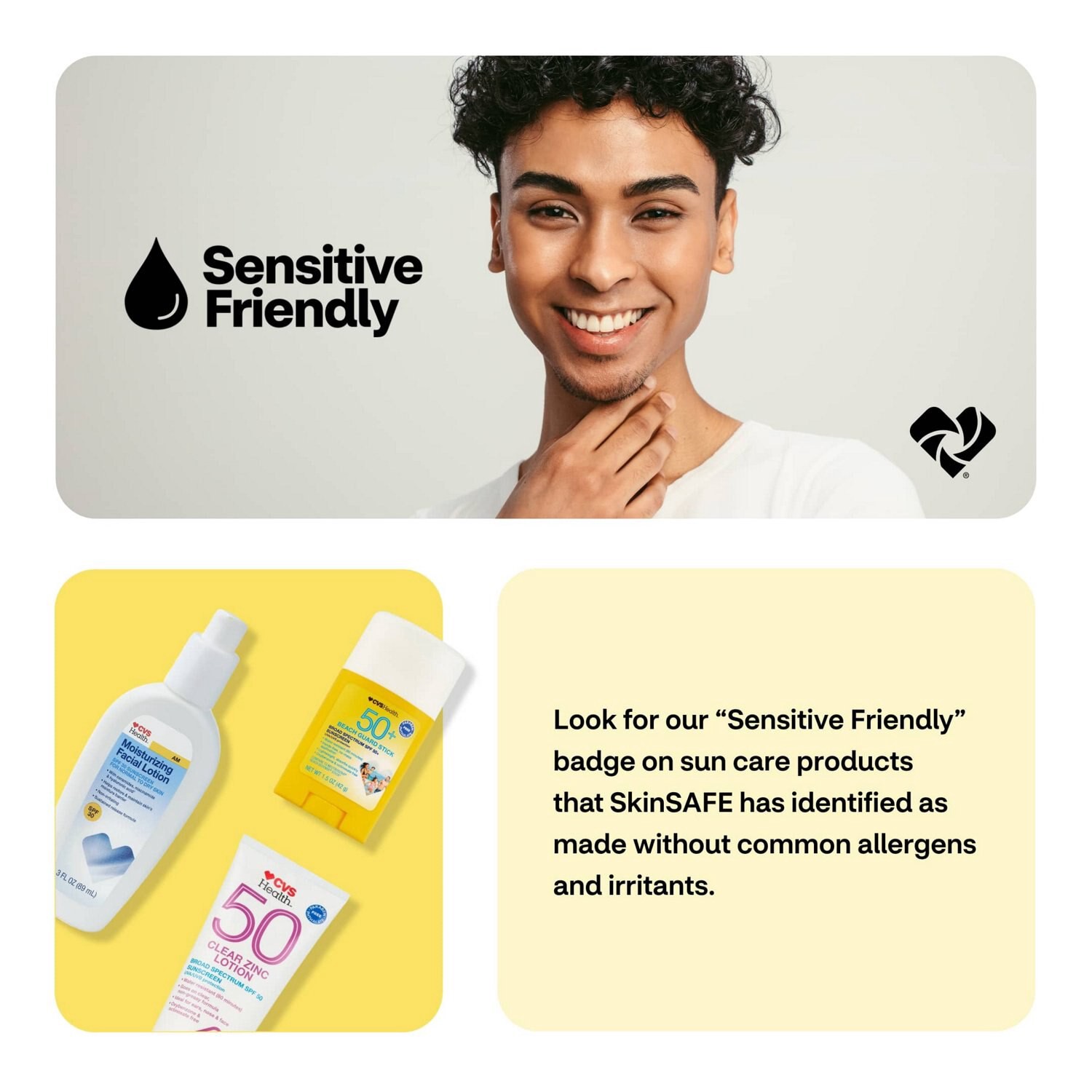 slide 9 of 10, CVS Health Beach Guard Sunscreen Sunstick Spf 50, 1.5 Oz, 1 ct