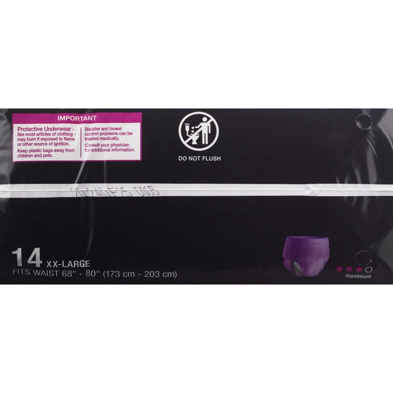 slide 3 of 5, CVS Health Women's Underwear, Maximum Absorbency, Xxl, 14 Ct, 1 ct