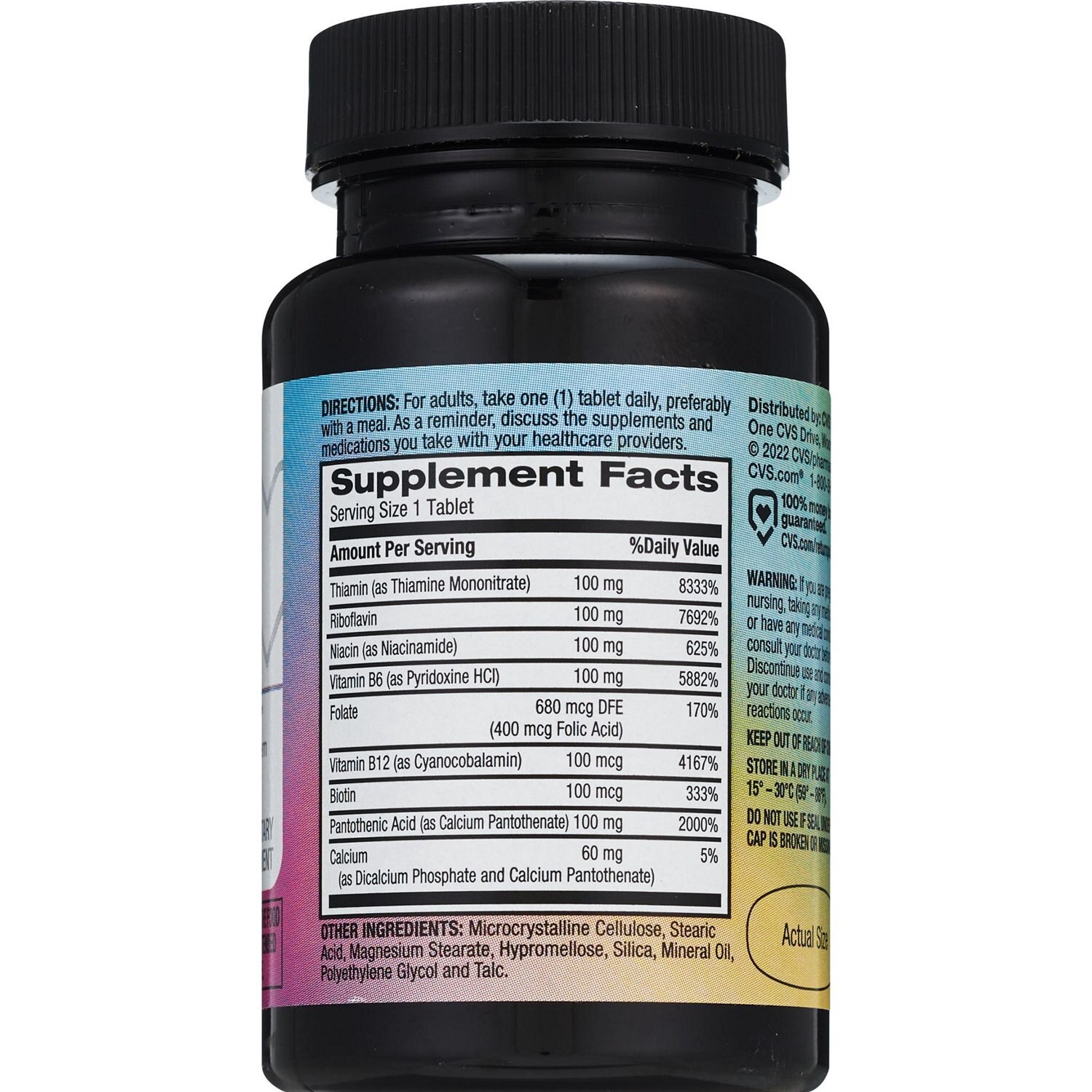 slide 3 of 3, CVS Health B-100 Complex Tablets, 60 Ct, 1 ct