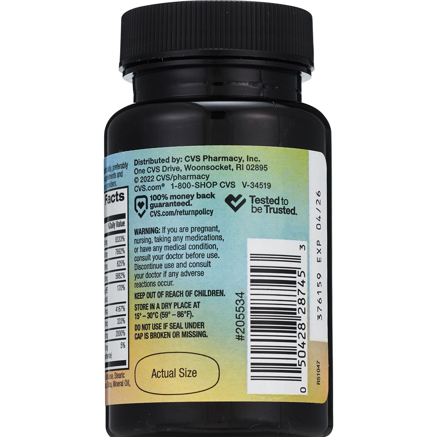 slide 2 of 3, CVS Health B-100 Complex Tablets, 60 Ct, 1 ct