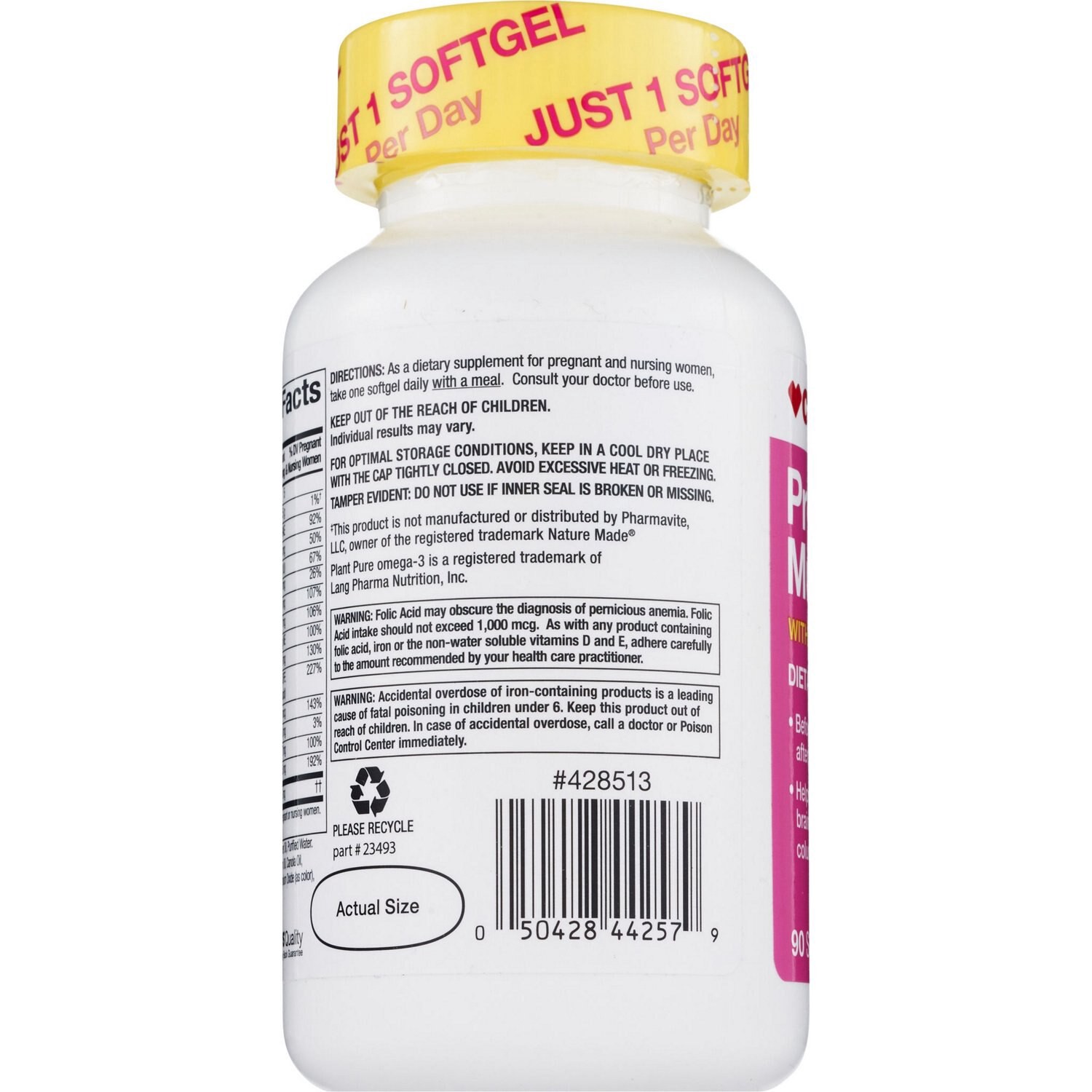 slide 3 of 5, CVS Health Prenatal Multivitamin Softgels, 90 Ct, 1 ct