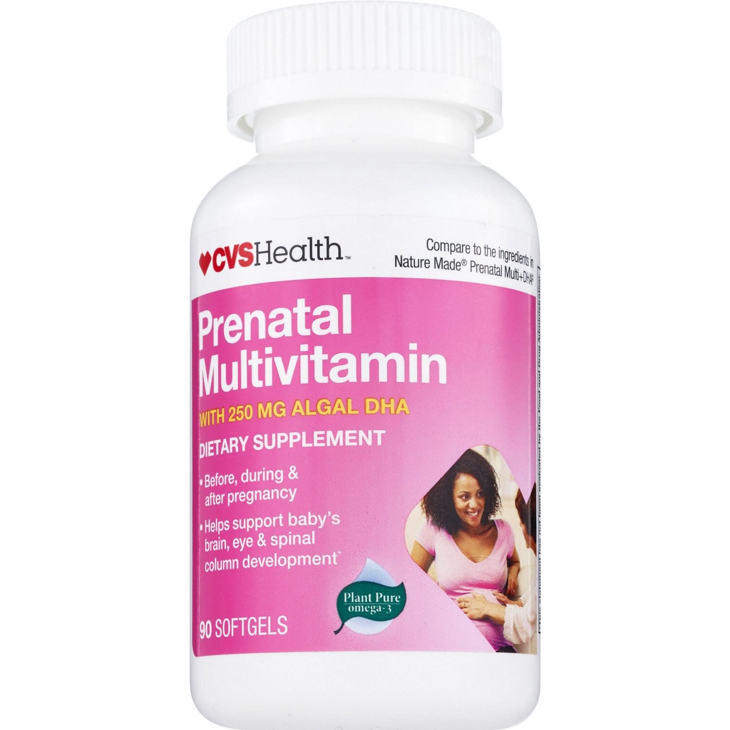 slide 2 of 5, CVS Health Prenatal Multivitamin Softgels, 90 Ct, 1 ct