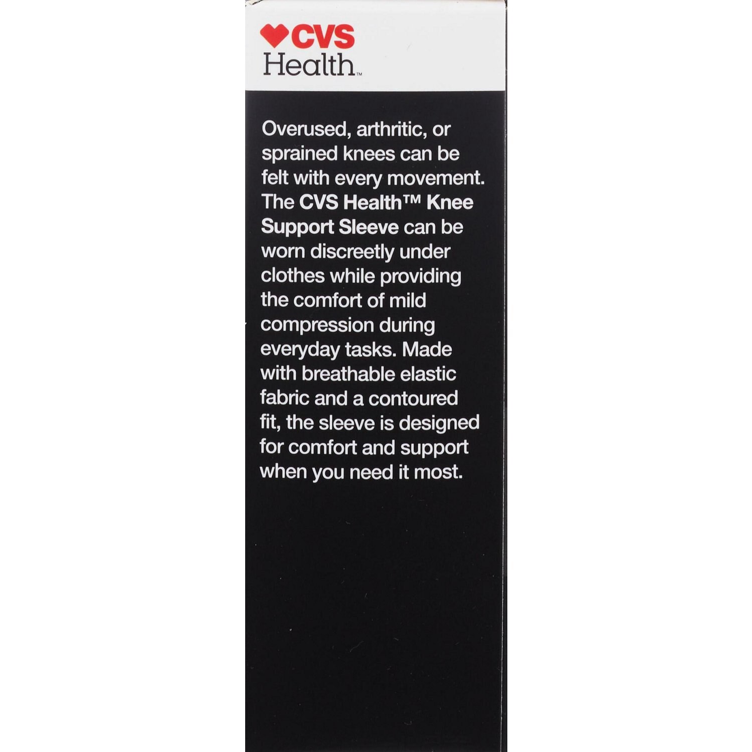 slide 2 of 5, Cvs Health Knee Support Sleeve, Large, 1 ct