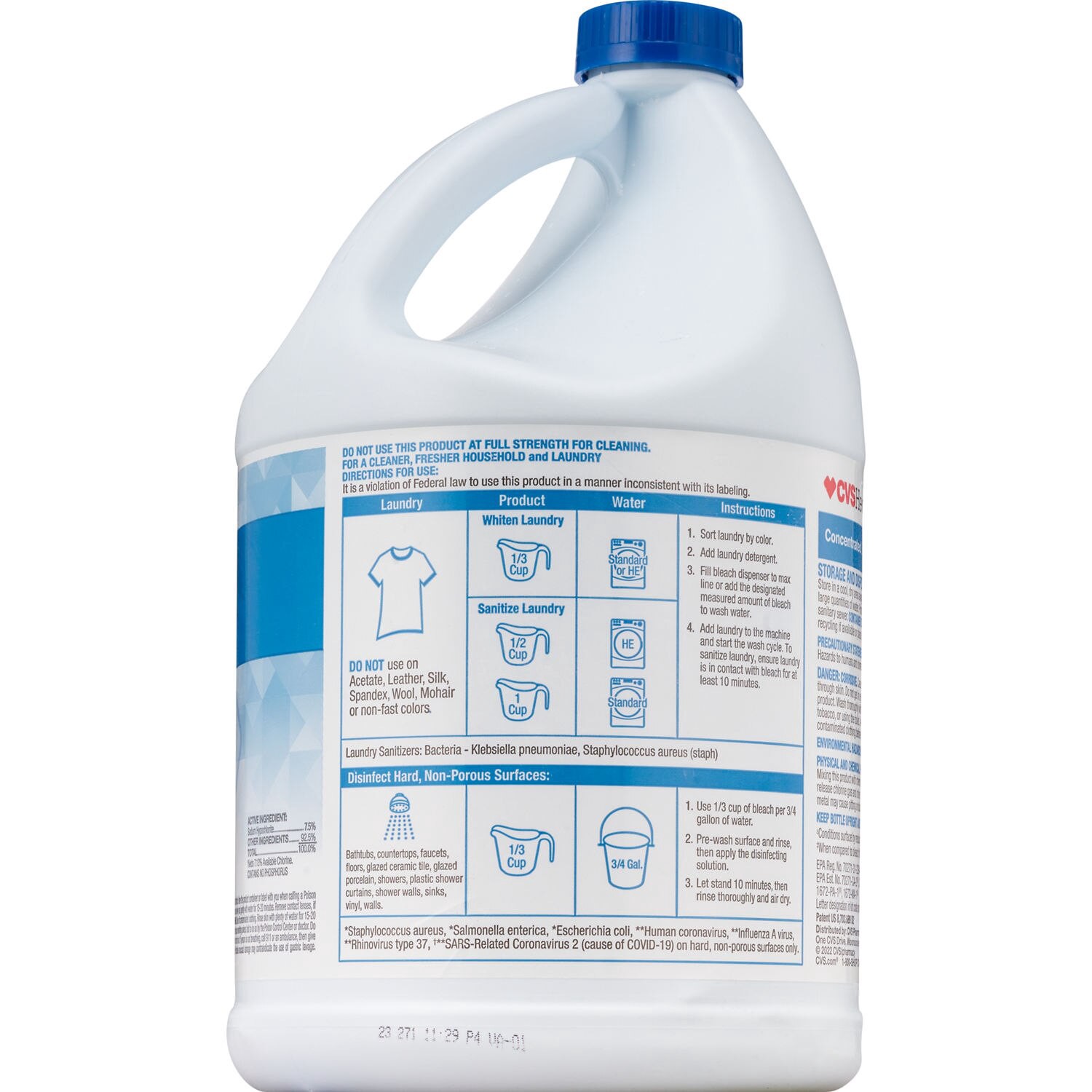 slide 3 of 4, A-1 Bleach A-1 Concentrated Bleach, 121 Oz, 121 oz