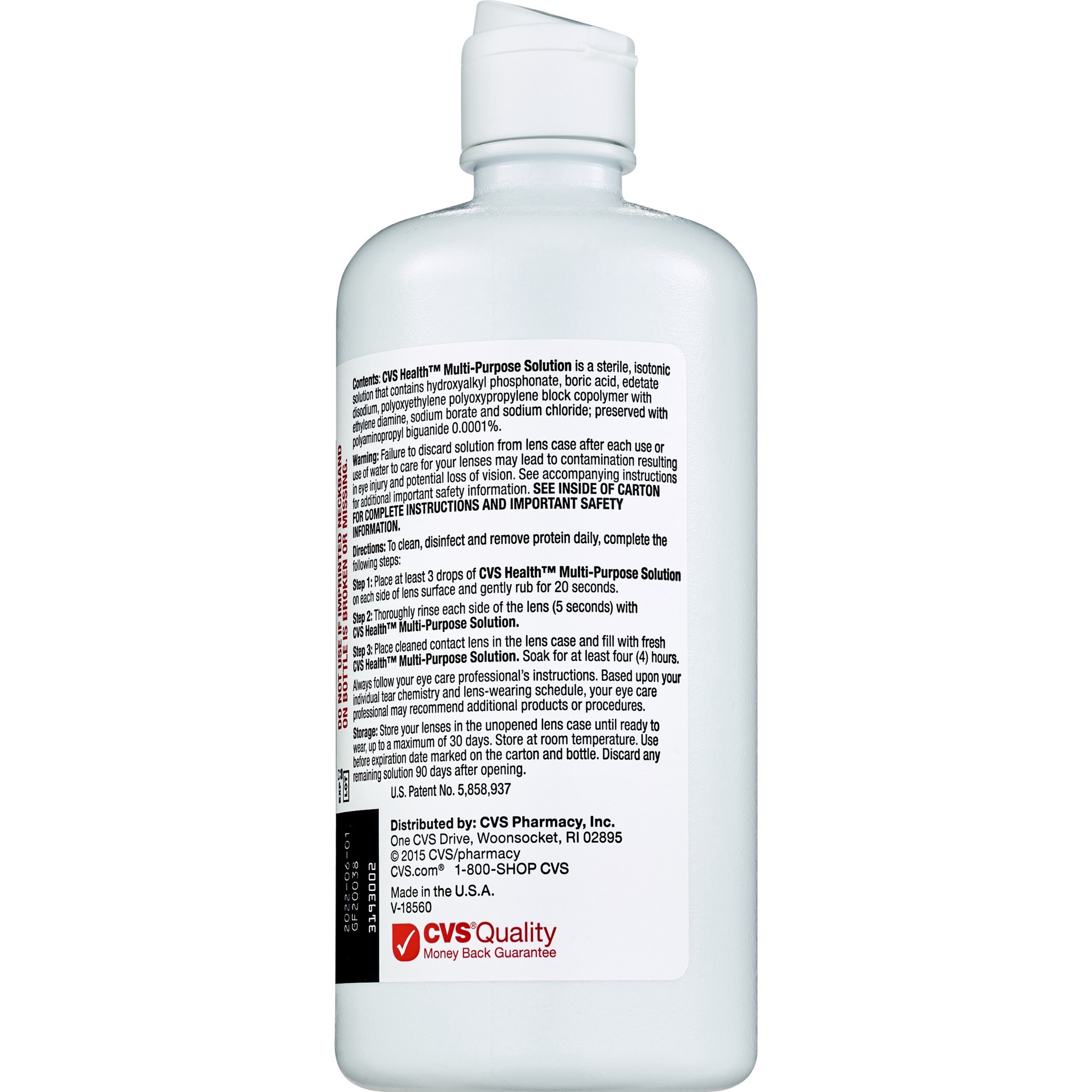 slide 4 of 7, CVS Health Multi-Purpose Solution For Soft Contact Lenses, Twin Pack, 1 ct