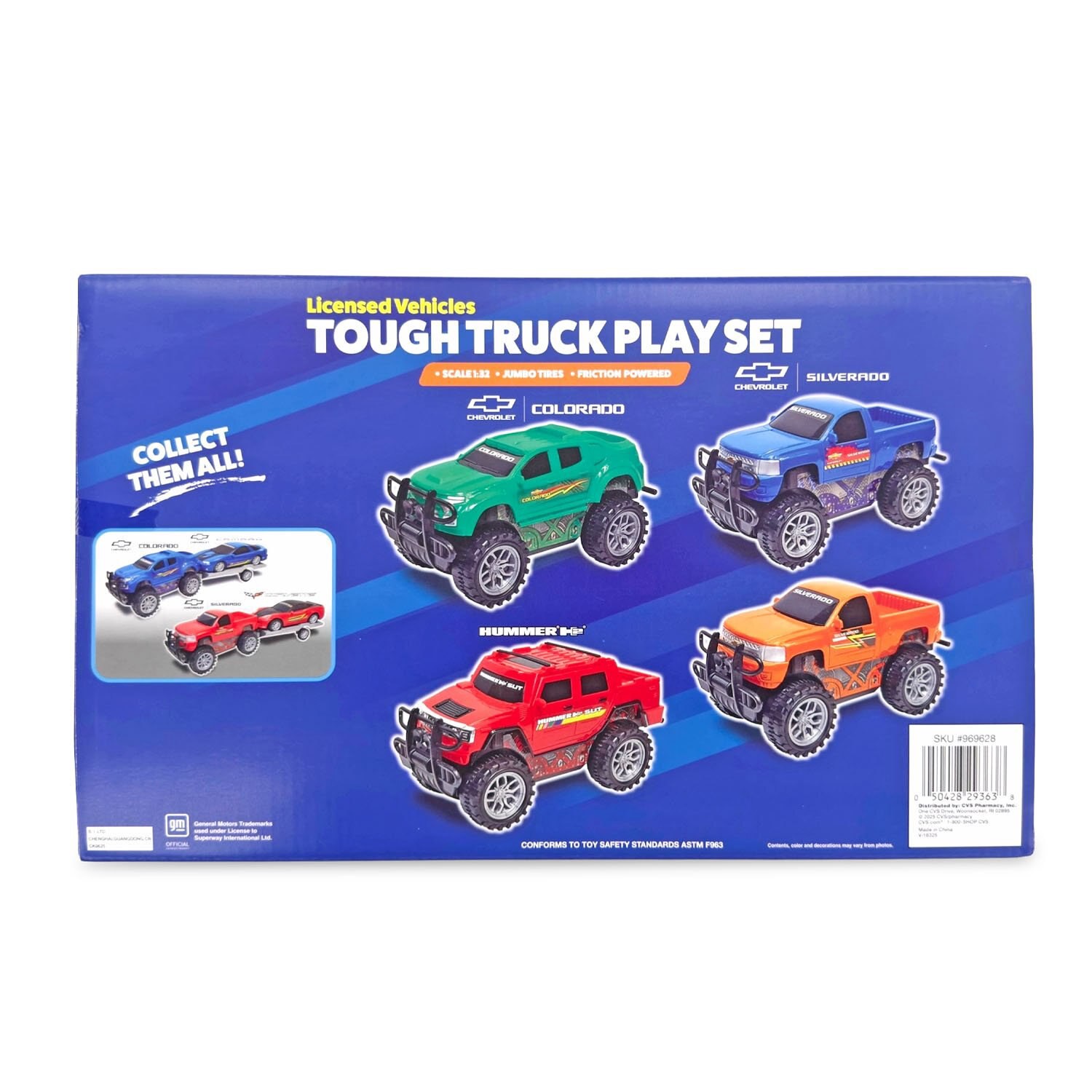 slide 6 of 6, NON BRAND 4 Pk Tough Truck , Licensed, 1 ct