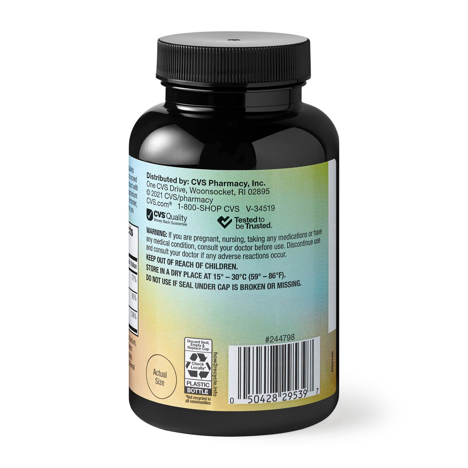 slide 4 of 4, CVS Health Calcium, Magnesium & Zinc Tablets, 100 Ct, 100 ct