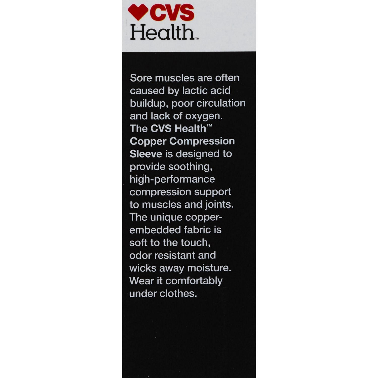 slide 4 of 4, CVS Health Elbow Copper Compression Sleeve, Large, 1 ct