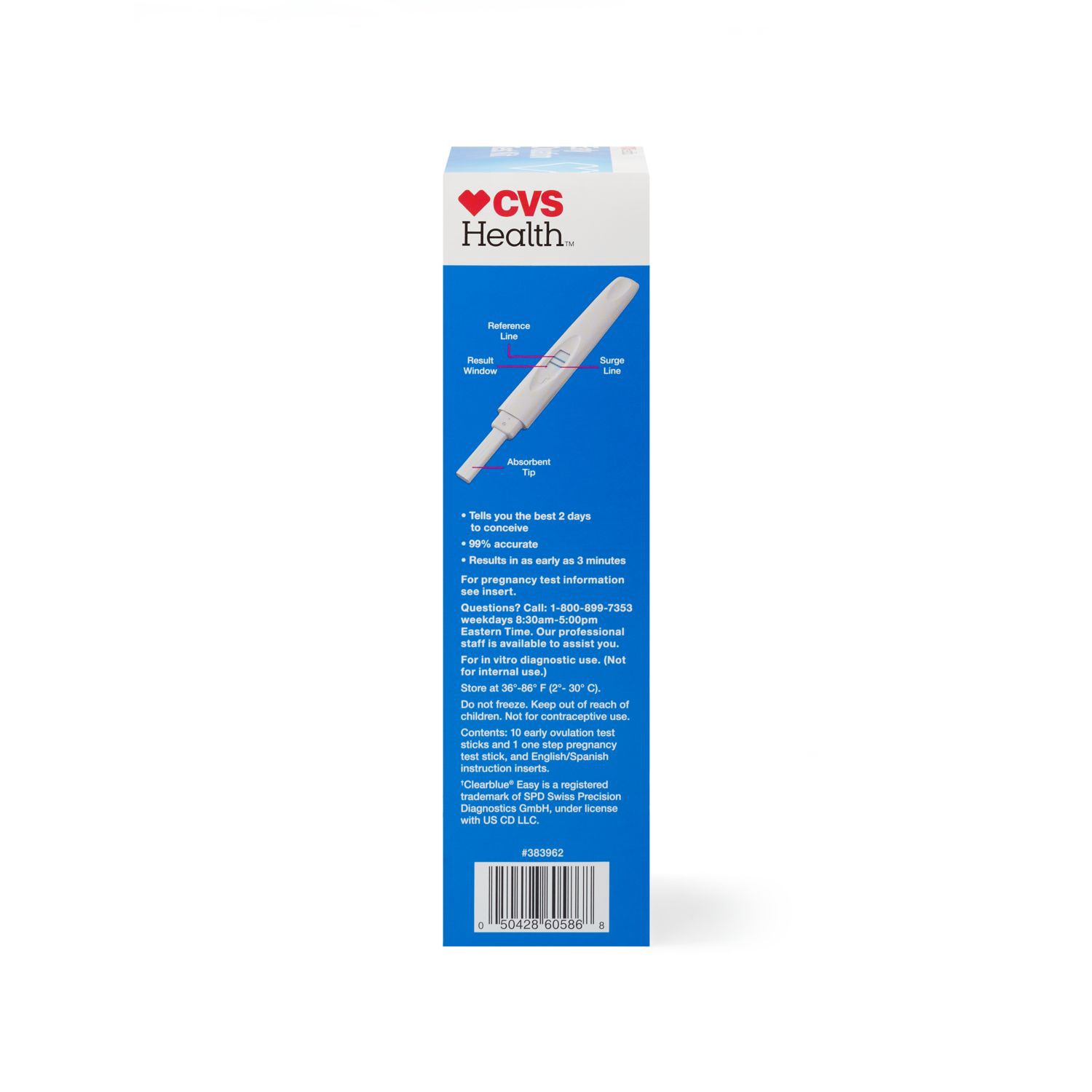 slide 3 of 5, CVS Health Early Ovulation Test Kit, 11 Ct, 11 ct