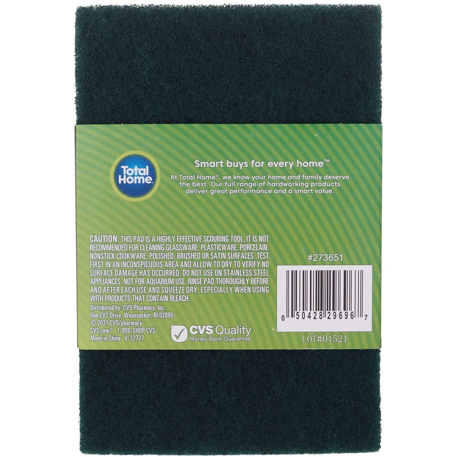 slide 2 of 2, Total Home Scouring Pads, 3 Ct, 1 ct