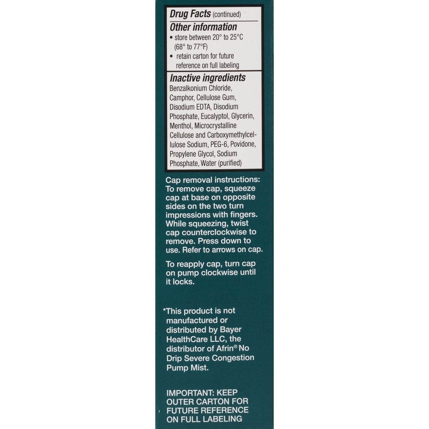 slide 4 of 9, CVS Health 12Hr No Drip Nasal Mix, 0.5 Oz, 1 ct
