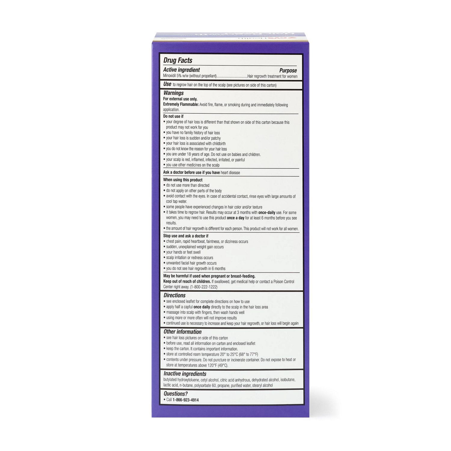 slide 6 of 6, CVS Health Women's 5% Minoxidil Foam For Hair Regrowth, 4 Month Supply, 1 ct