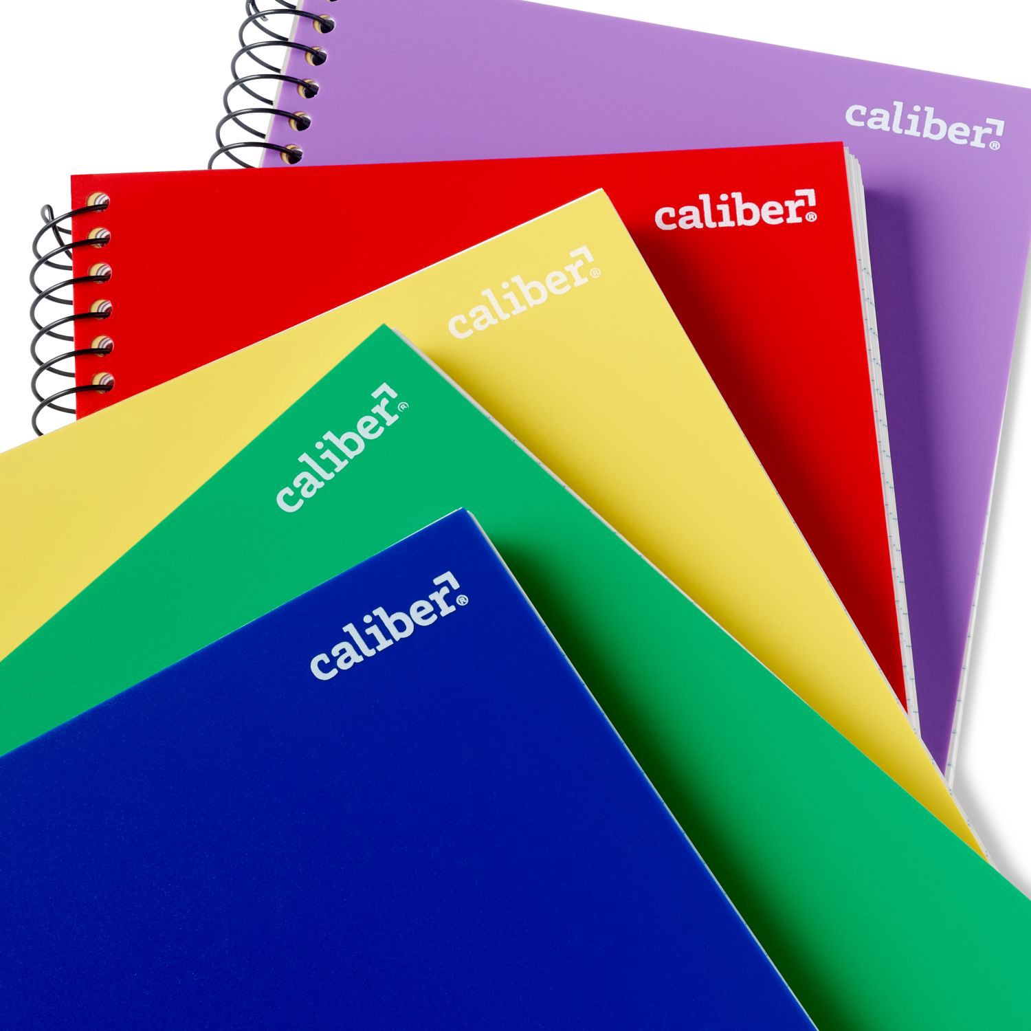 slide 10 of 11, Caliber Premium 3 Subject Notebook, College Ruled, 150 Sheets, Assorted, 1 ct