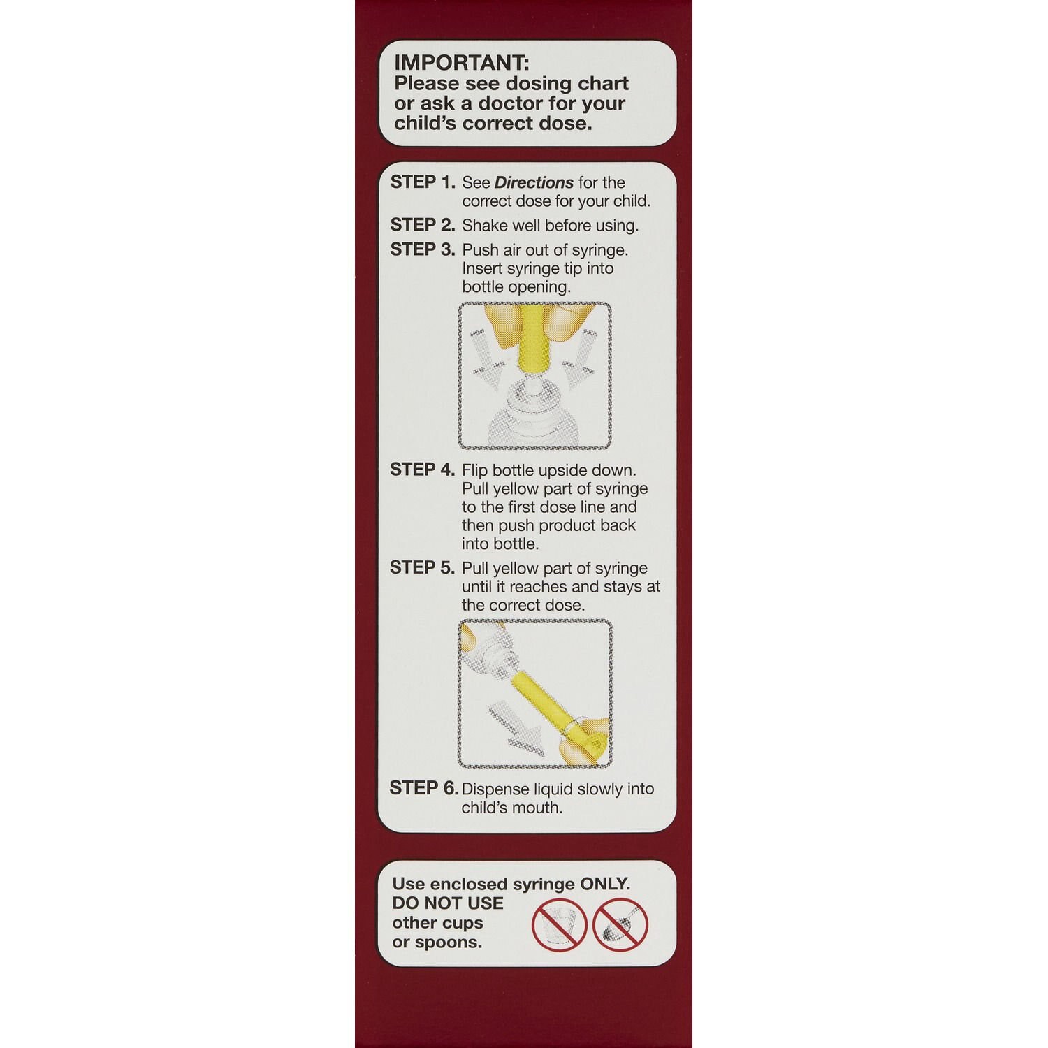 slide 5 of 5, CVS Health Infants' Acetaminophen Pain Reliever & Fever Reducer Oral Suspension, Cherry, 2 Fl Oz, 1 ct