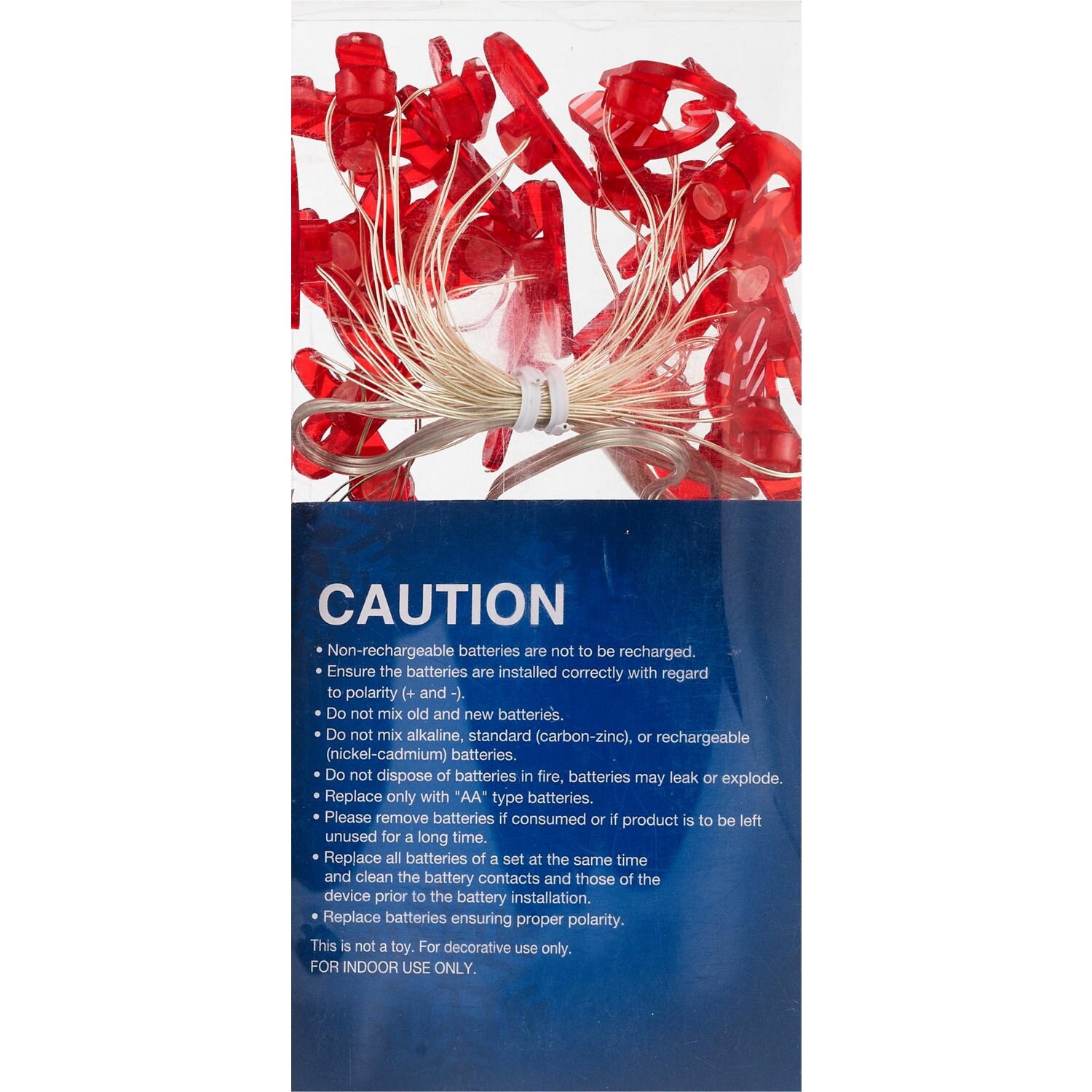 slide 2 of 2, NON BRAND Bo 30 Led W/ Timer,5Asst-Candy Cane, 1 ct