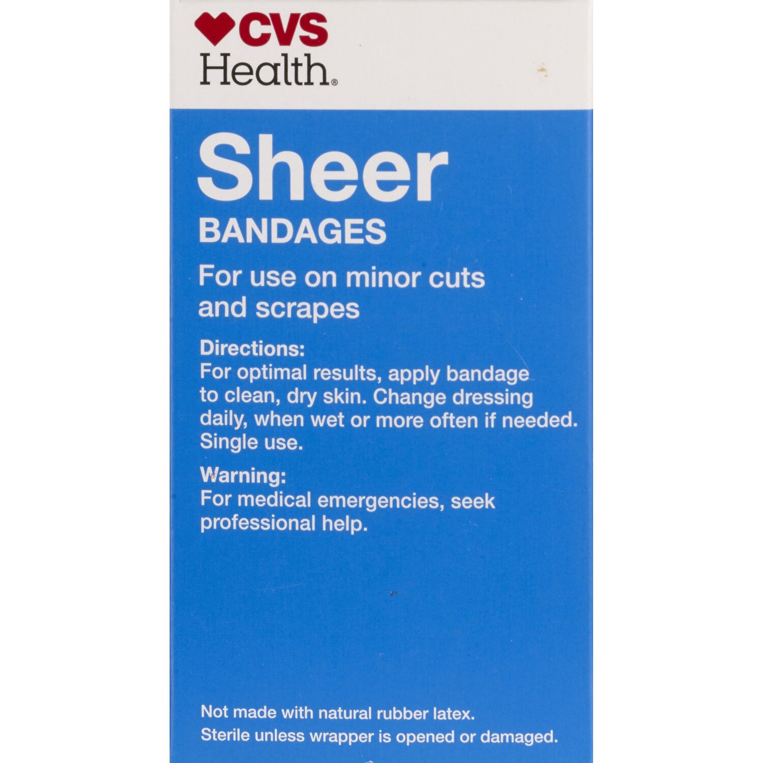 slide 4 of 11, Cvs Health Sheer Bandages, One Size, 100 Ct, 1 ct