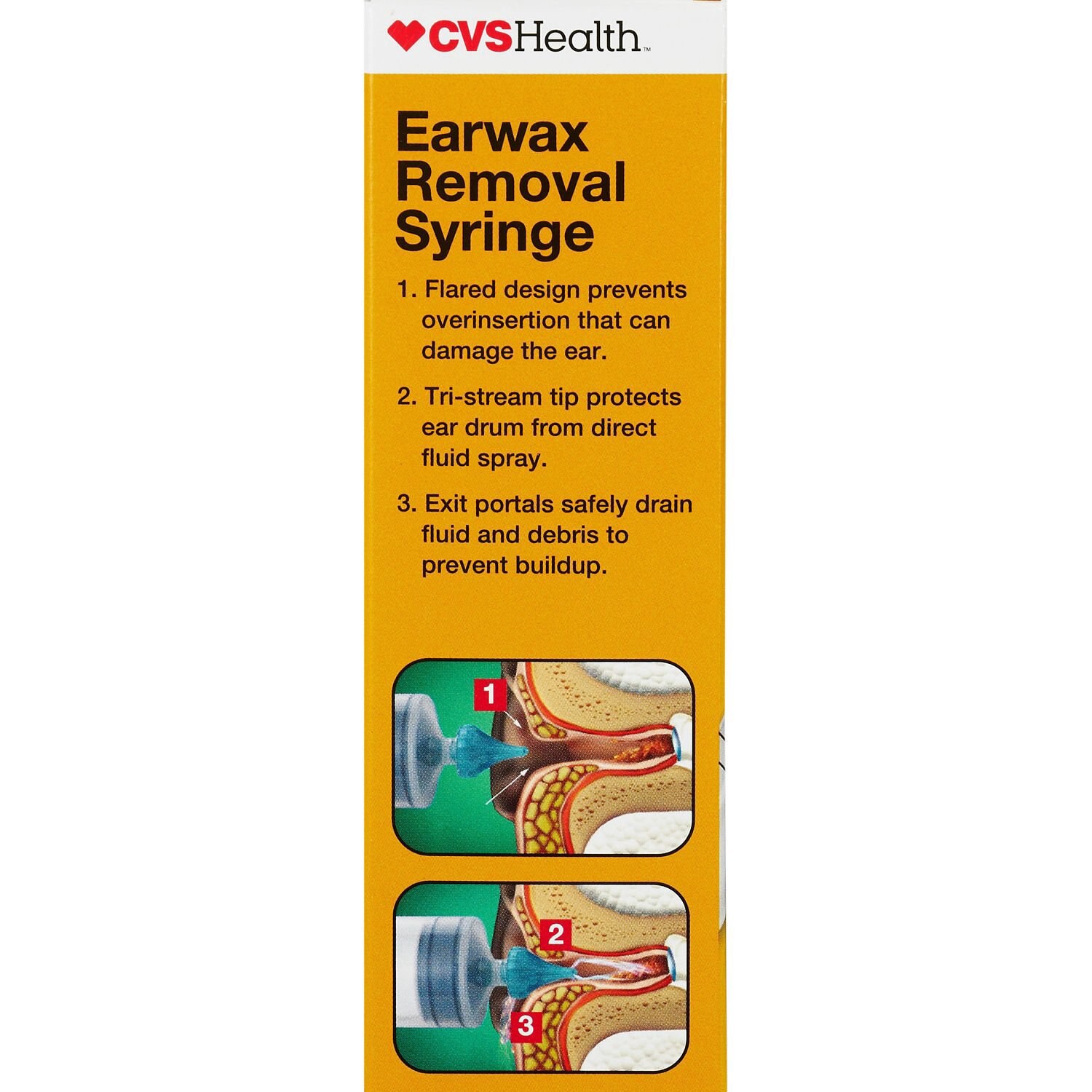 slide 3 of 5, CVS Health Ear Wax Removal Syringe, 1Ct, 1 ct