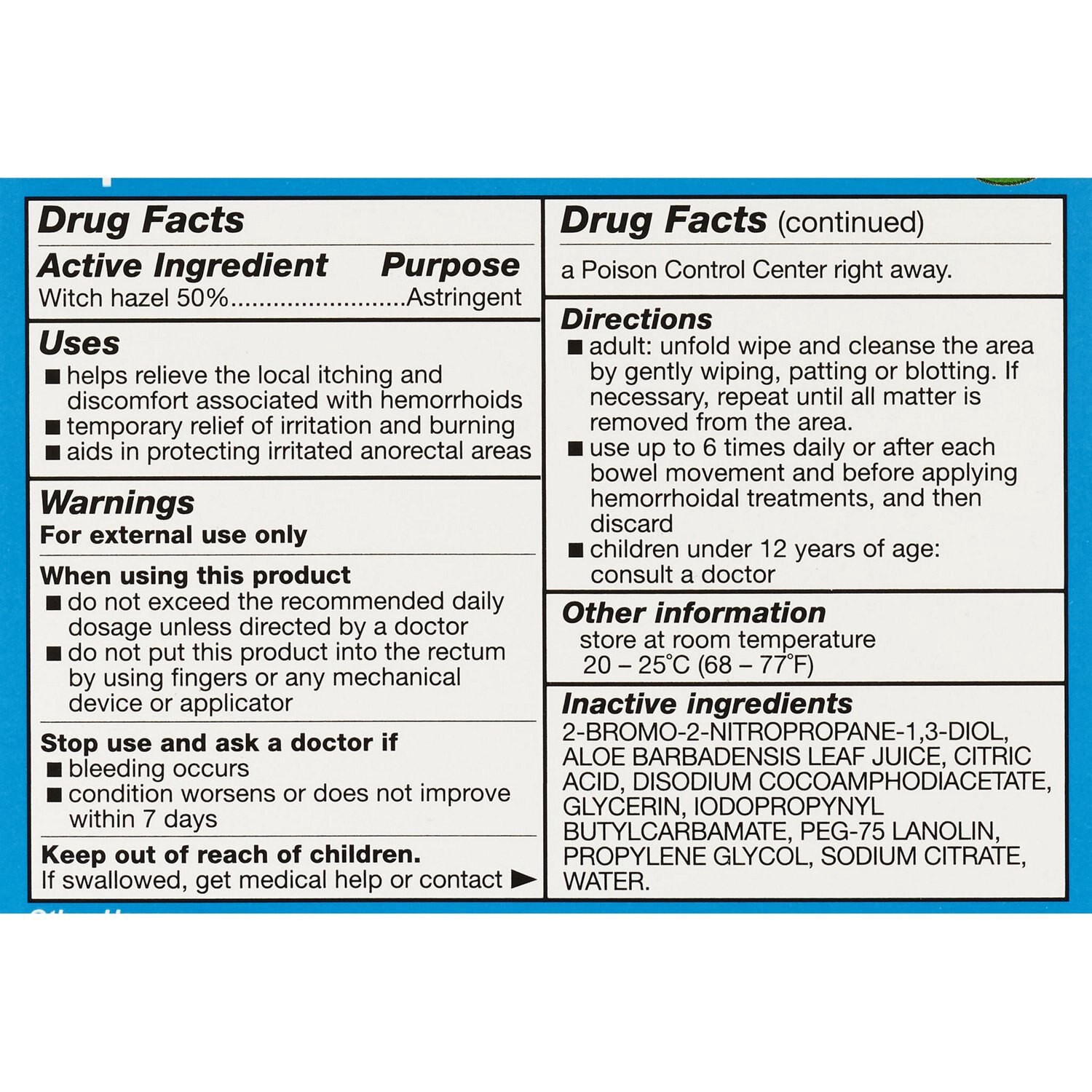 slide 4 of 4, CVS Health Hemorrhoidal Medicated Wipes, 10 Ct, 1 ct