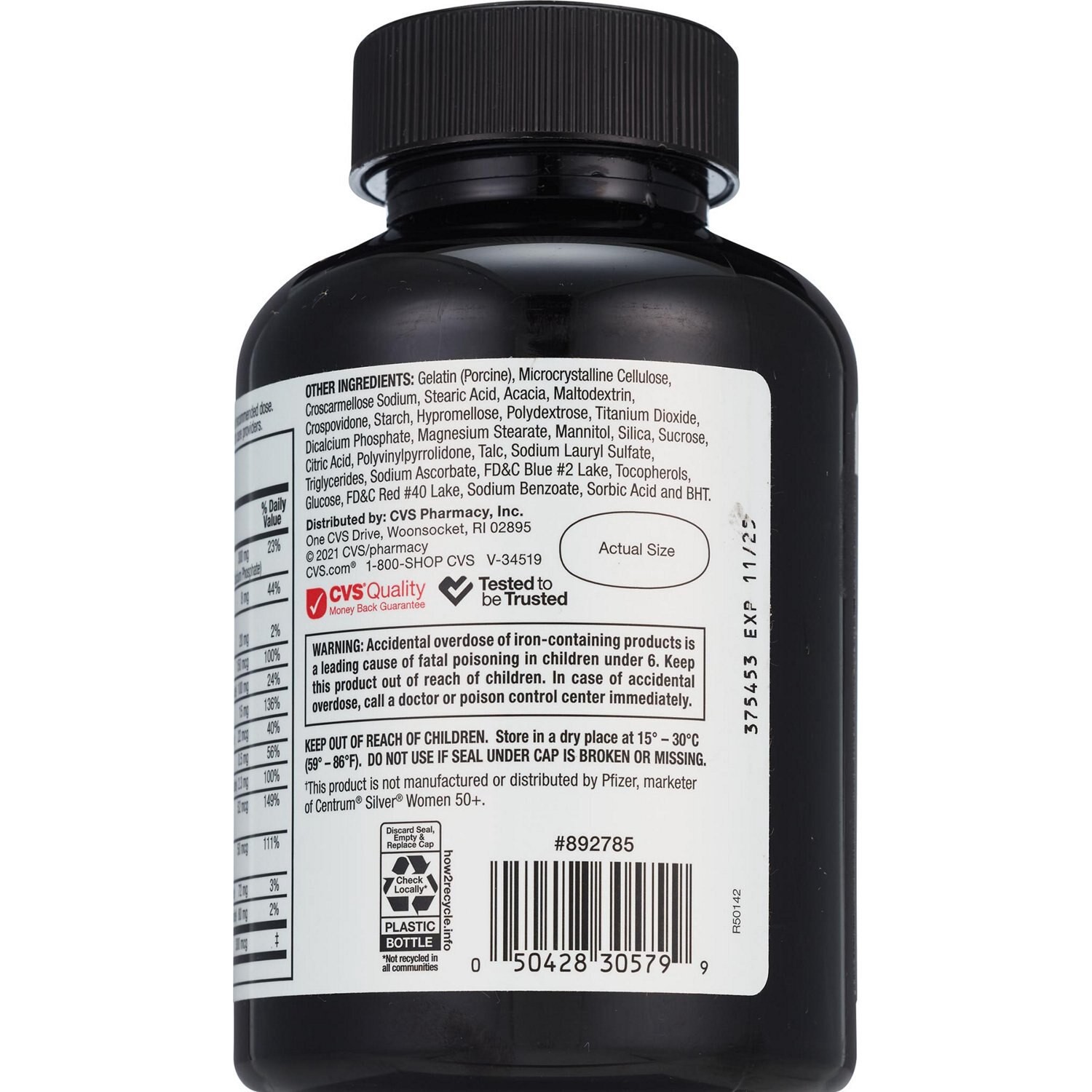 slide 2 of 4, CVS Health Spectravite Multivitamin Women 50+ Tablets, 200Ct, 200 ct