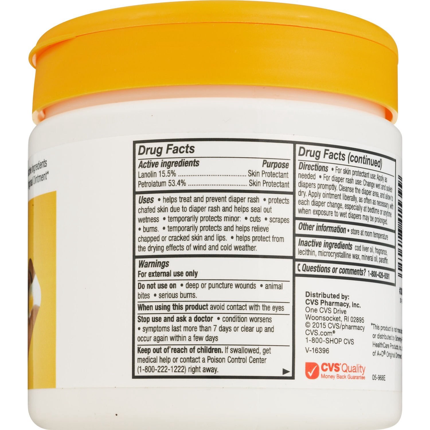 slide 4 of 7, CVS Health Vitamin A&D Ointment, 1 Lb, 1 ct