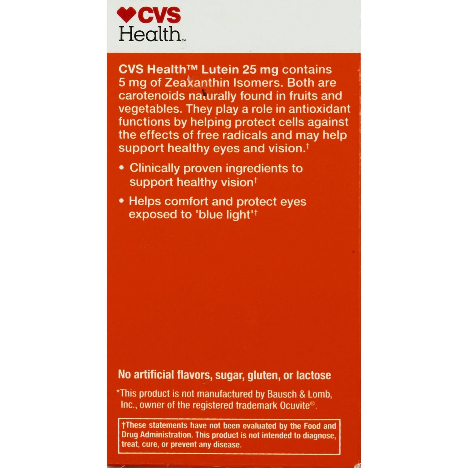 slide 6 of 7, CVS Health Lutein Softgels, 30 Ct, 1 ct